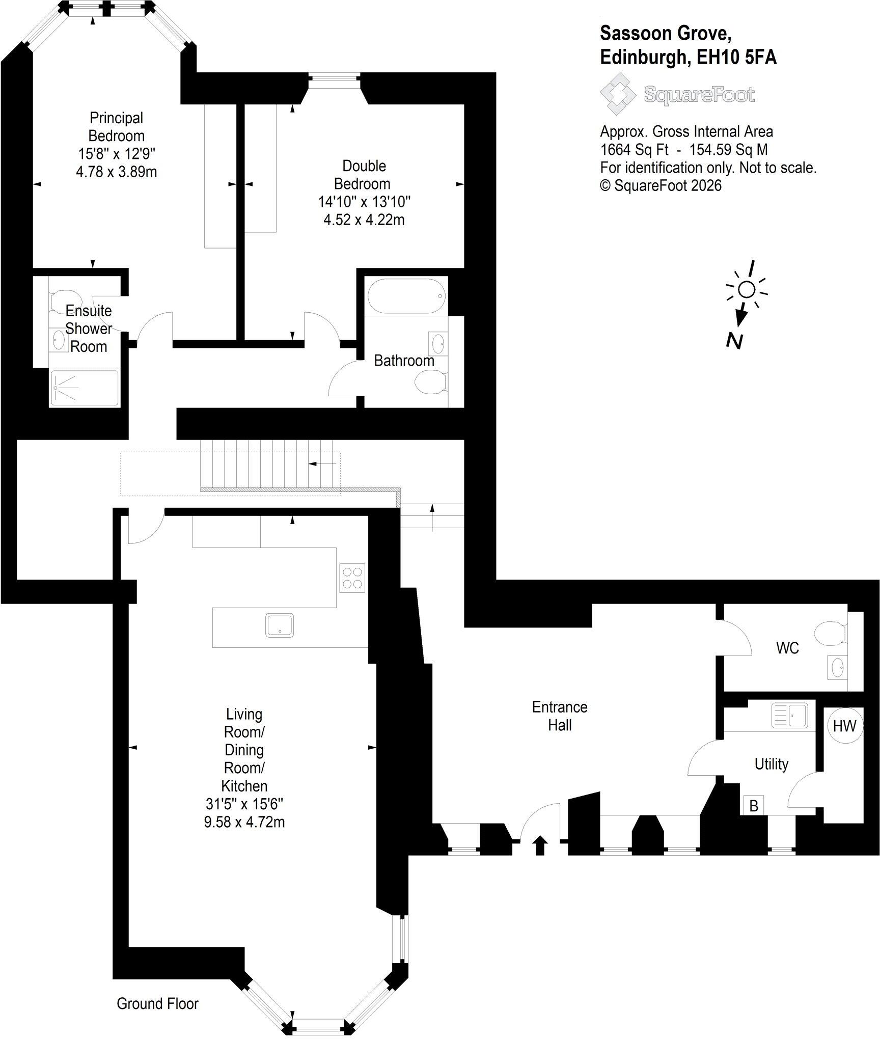 39, Sassoon Grove, Craiglockhart, Edinburgh floorplan