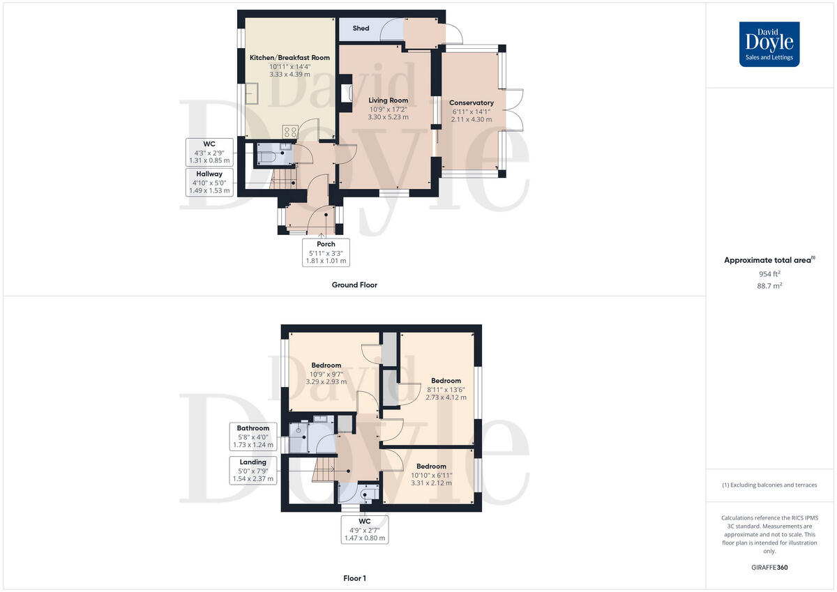 Peascroft Road, Hemel Hempstead, HP3 floorplan