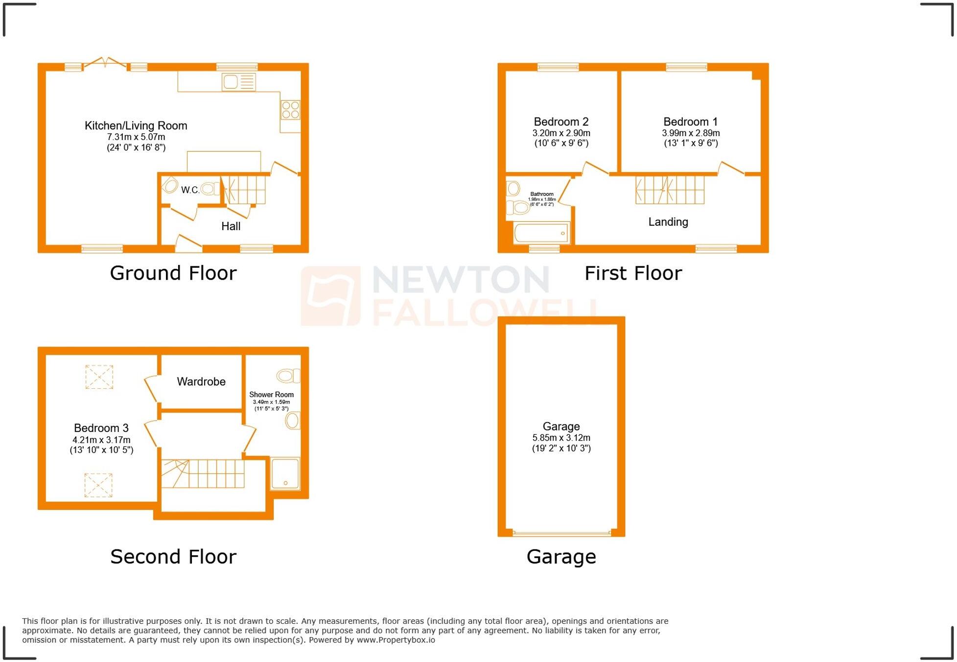Courtyard Close, Syston, LE7 floorplan