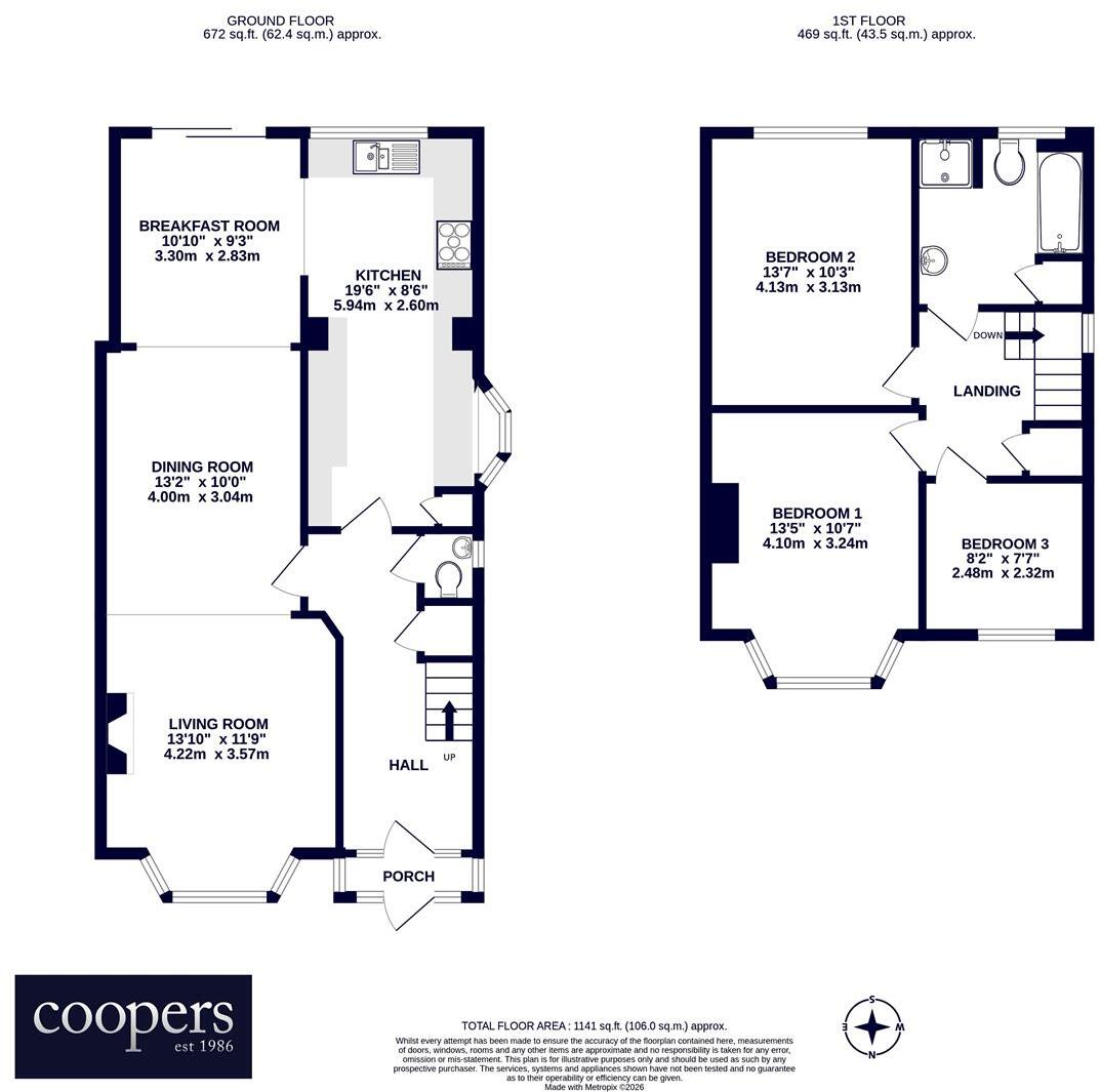 Dellfield Crescent, Uxbridge, UB8 floorplan