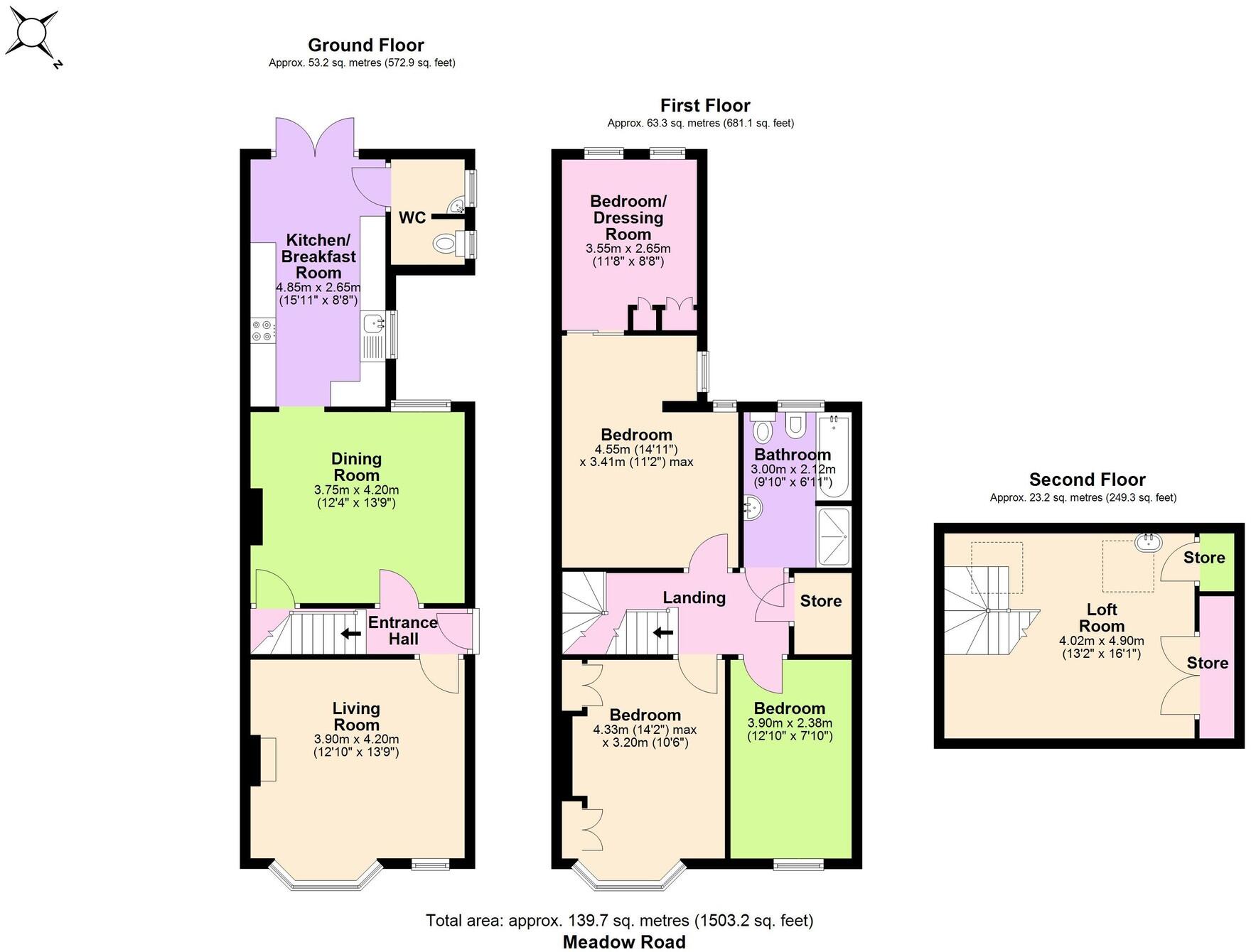 Meadow Road, Loughton, IG10 4HY floorplan