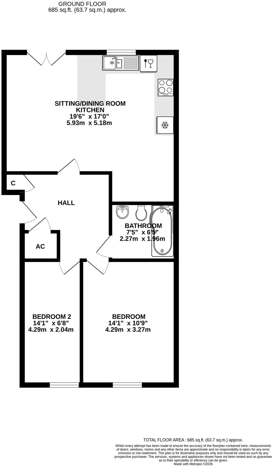 The Cross, Street floorplan
