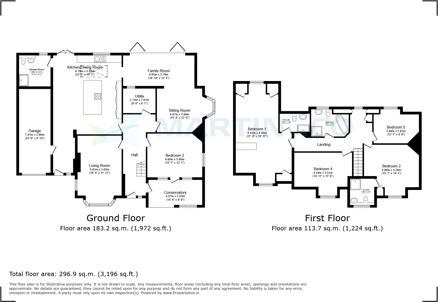 Bonsey Lane, Woking floorplan