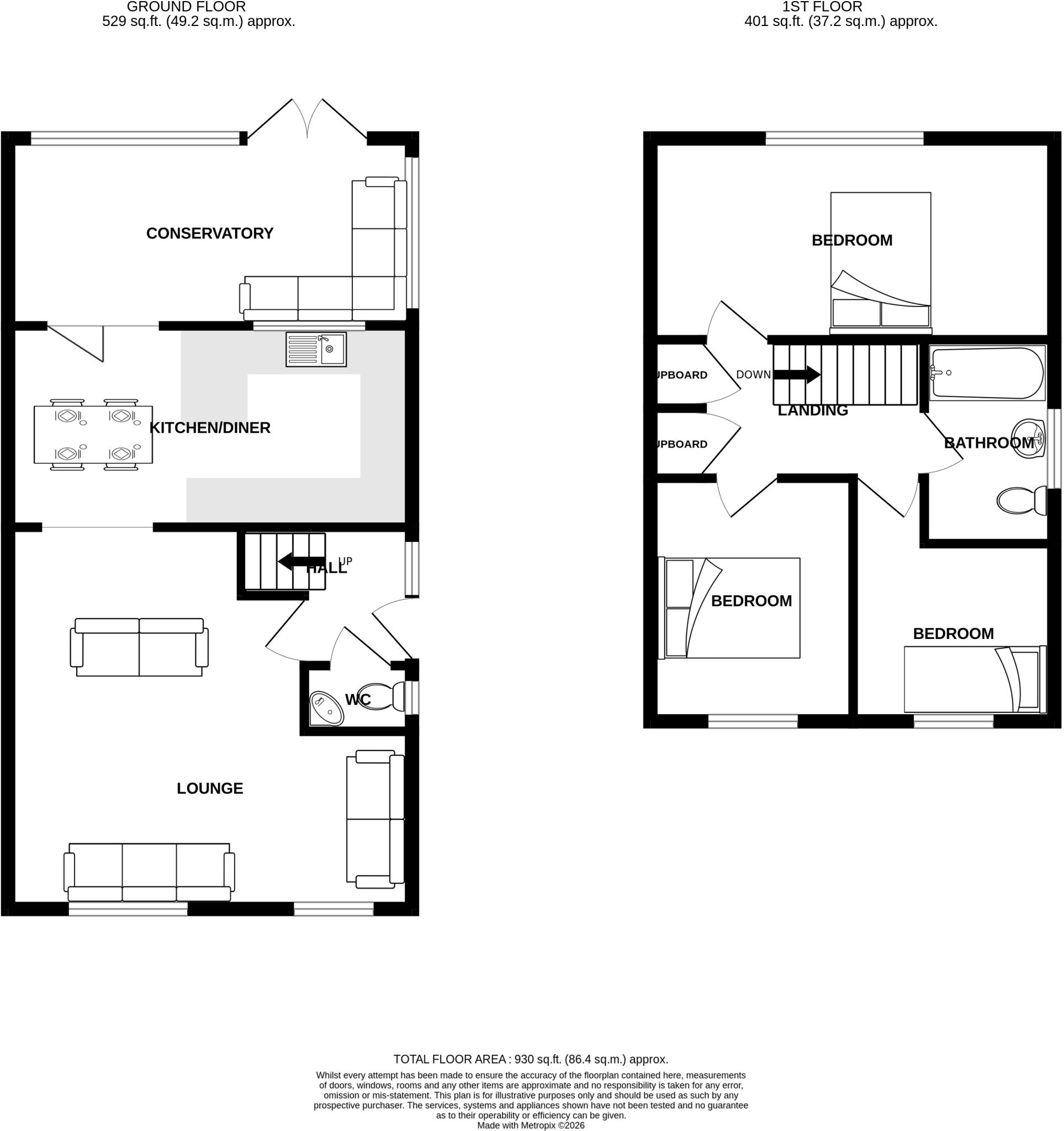 Elland Drive, Little Sutton, Ellesmere Port, Cheshire West And Chester floorplan