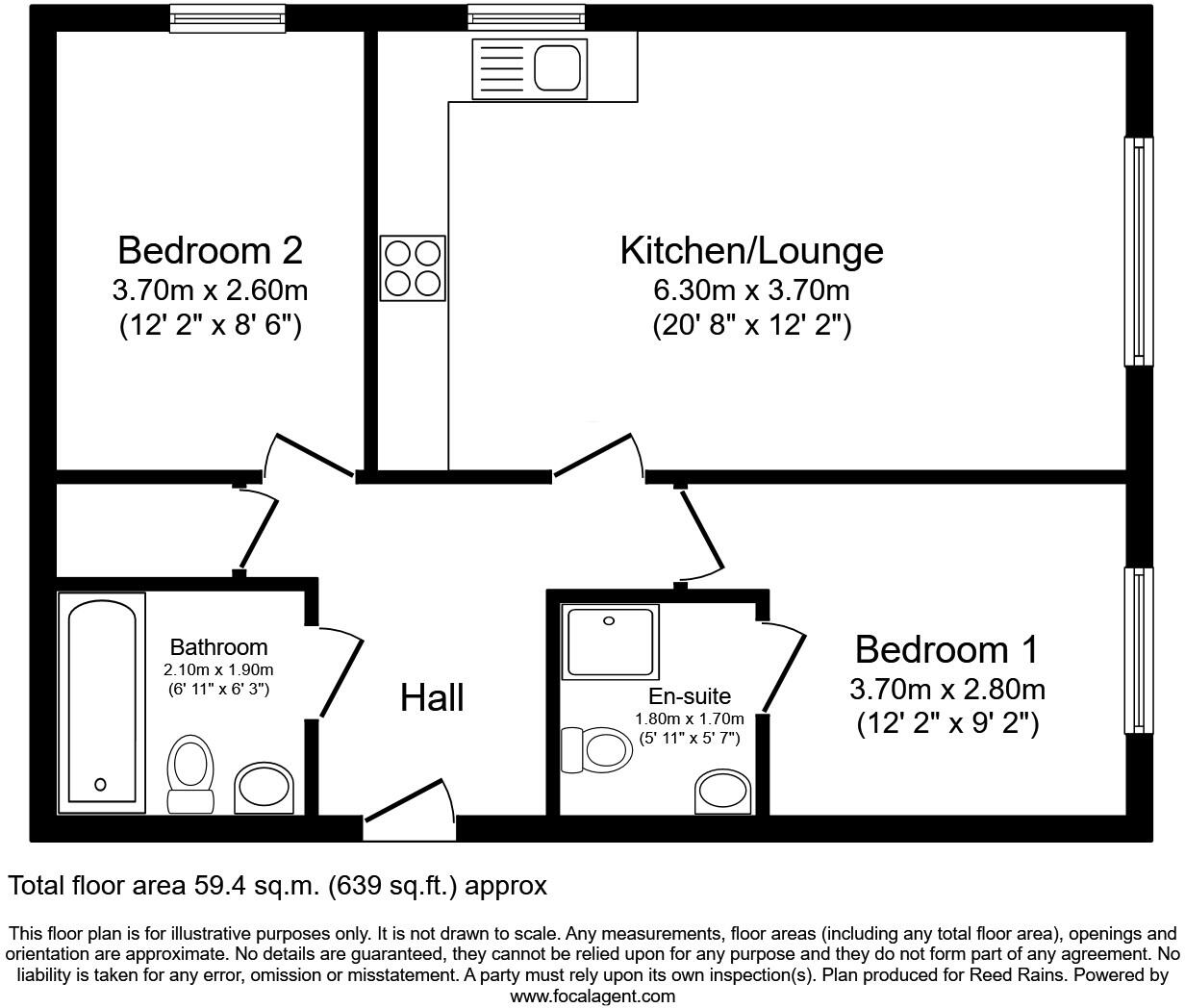 Edmunds Vale, Durham, DH1 floorplan