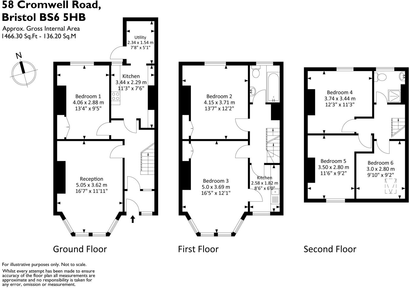Cromwell Road, St. Andrews, Bristol, BS6 floorplan