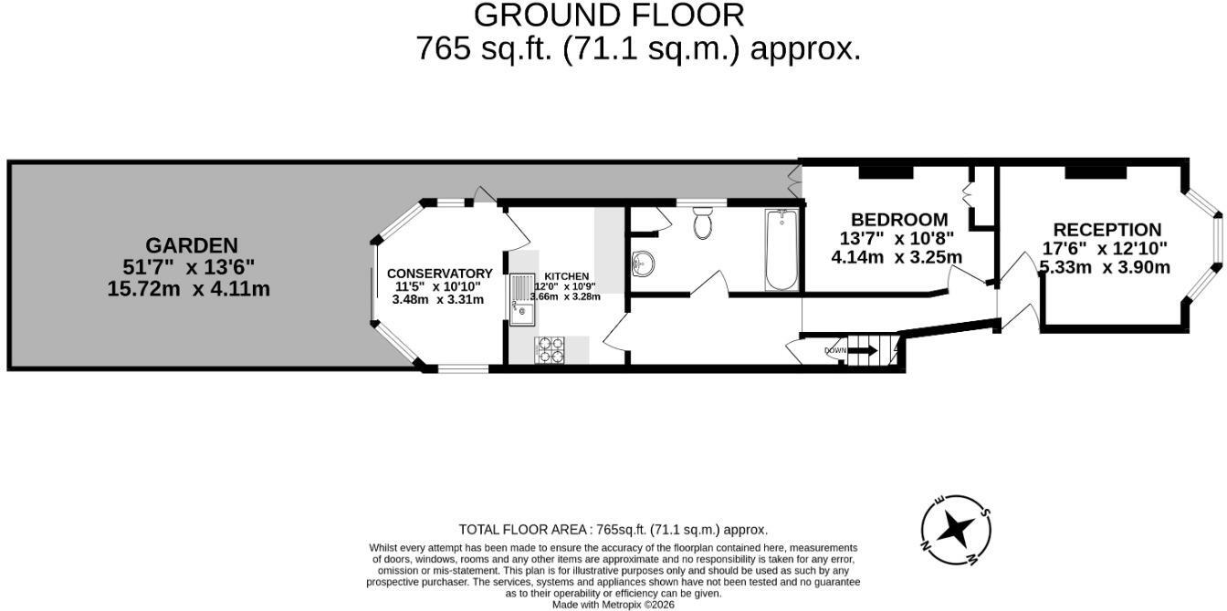 Plympton Road, Brondesbury Park, London, NW6 floorplan