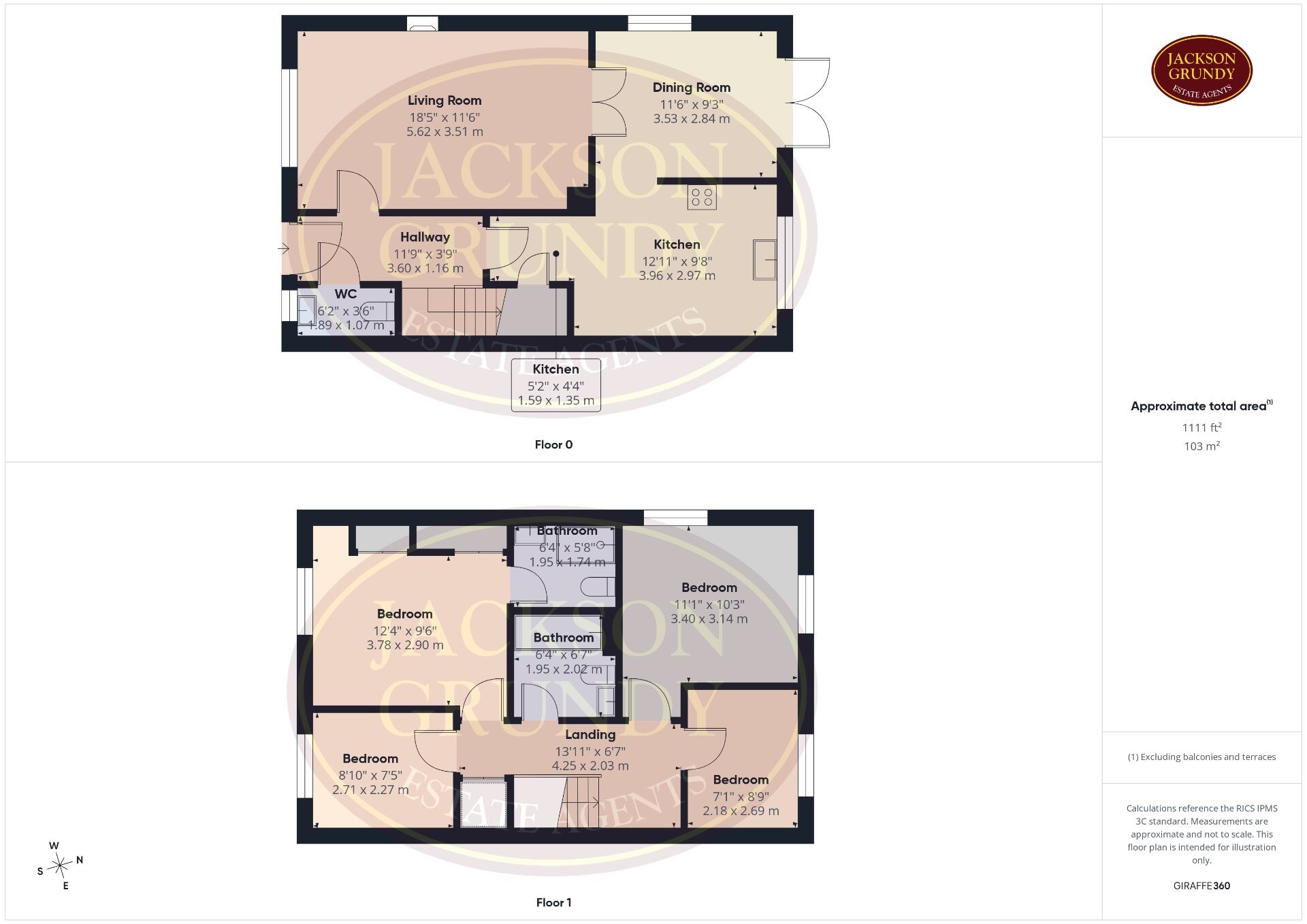Scribers Drive, Upton, NN5 4ES floorplan