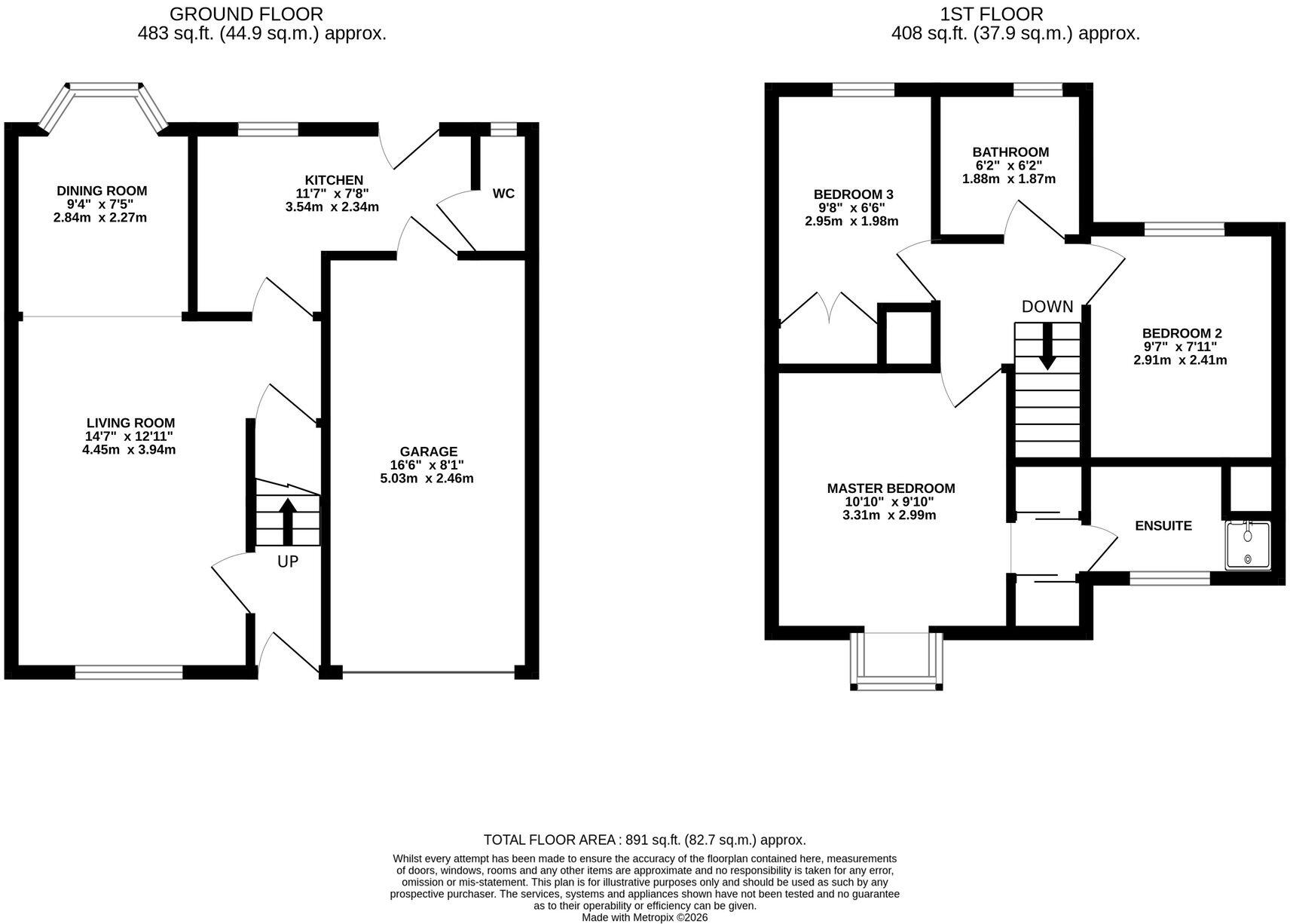 Whitewell Close, Nantwich, CW5 floorplan
