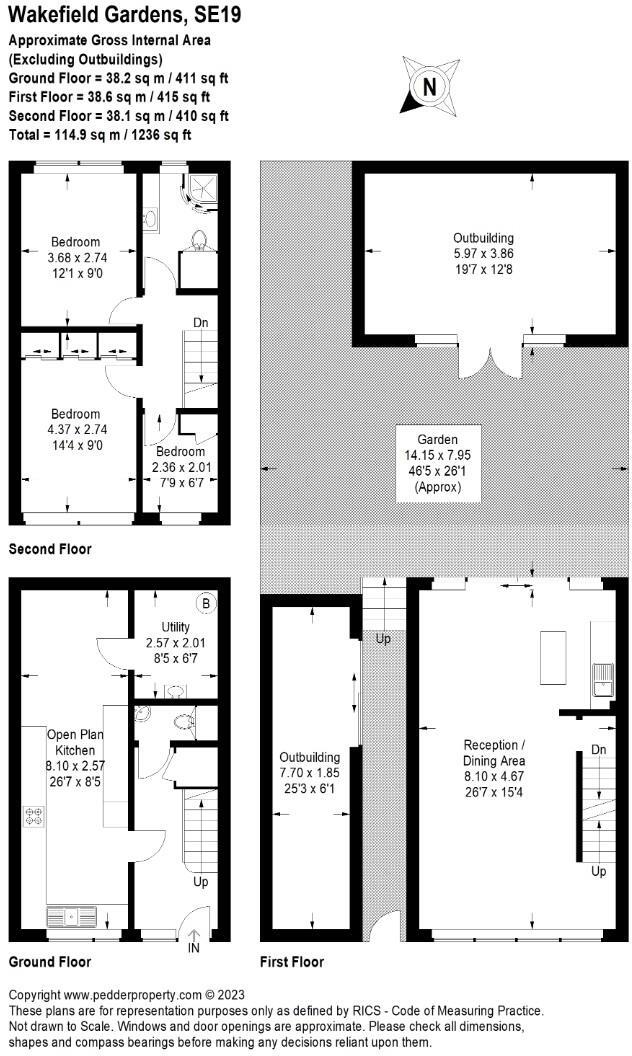 Wakefield Gardens, Crystal Palace, London, SE19 floorplan