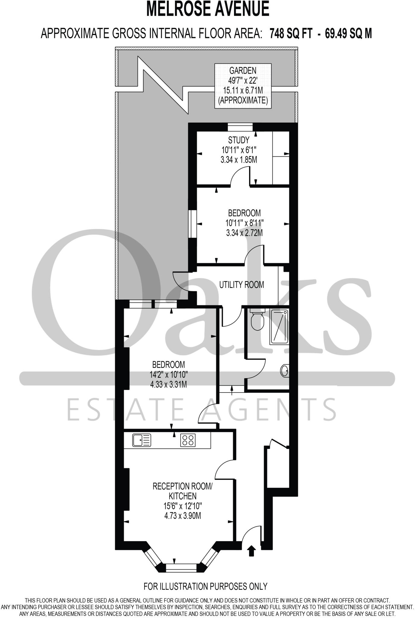 Melrose Avenue, Norbury floorplan