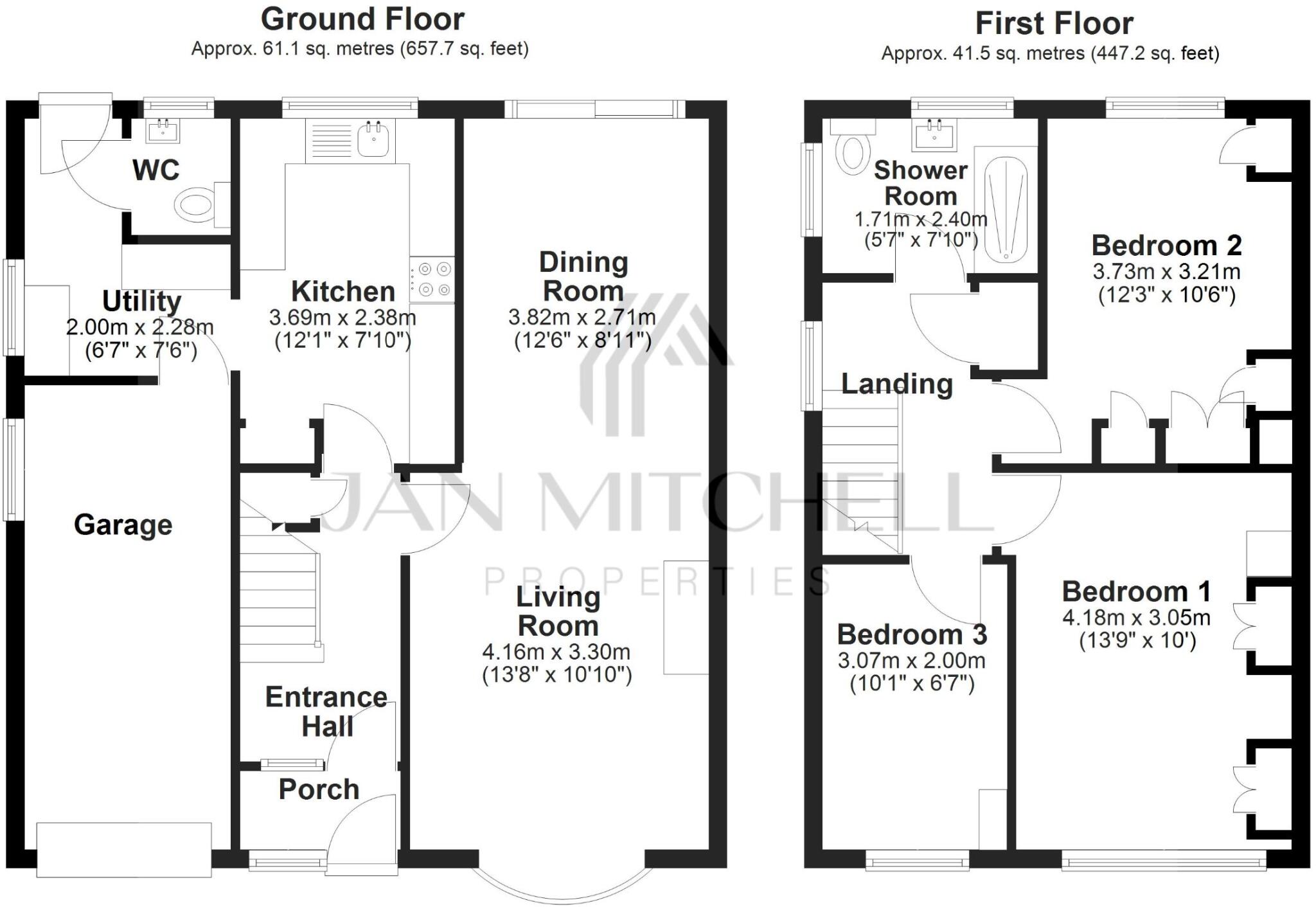 Deneside, Howden le Wear, Crook floorplan