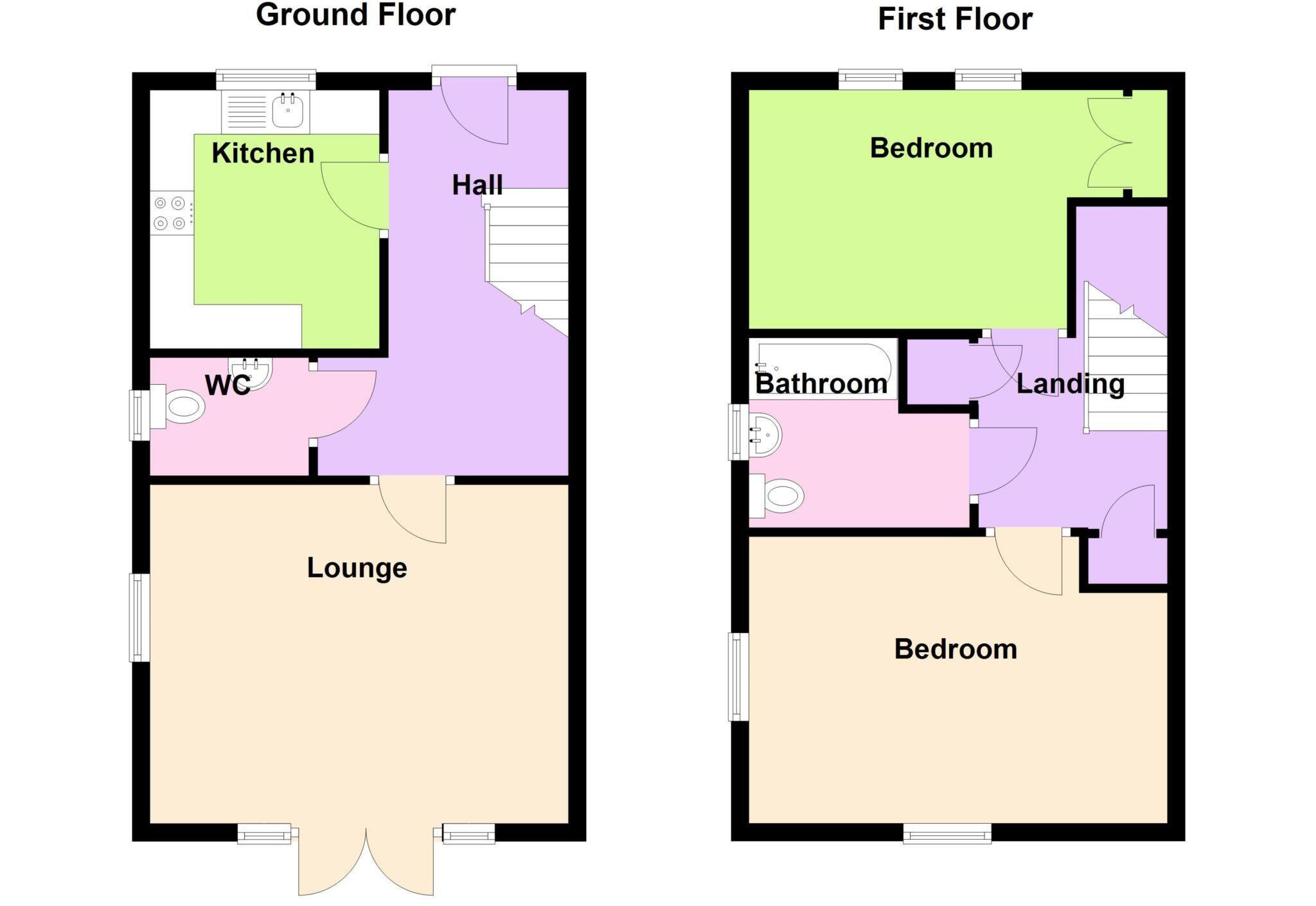 Fawn Close, Rowner floorplan