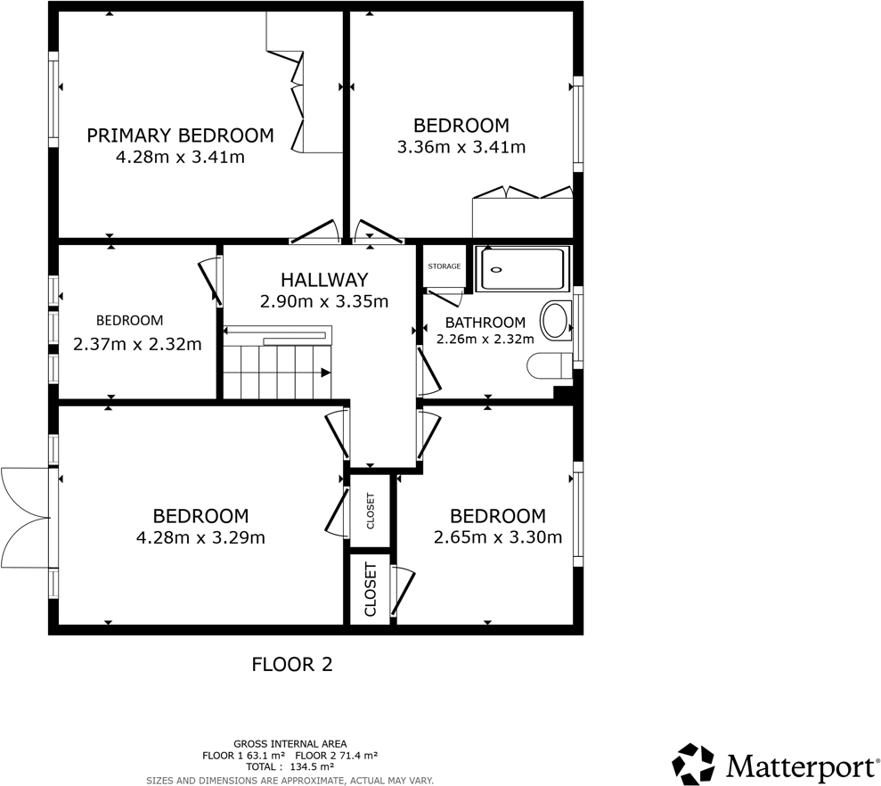 Whitton Close, Bessacarr, Doncaster, DN4 floorplan