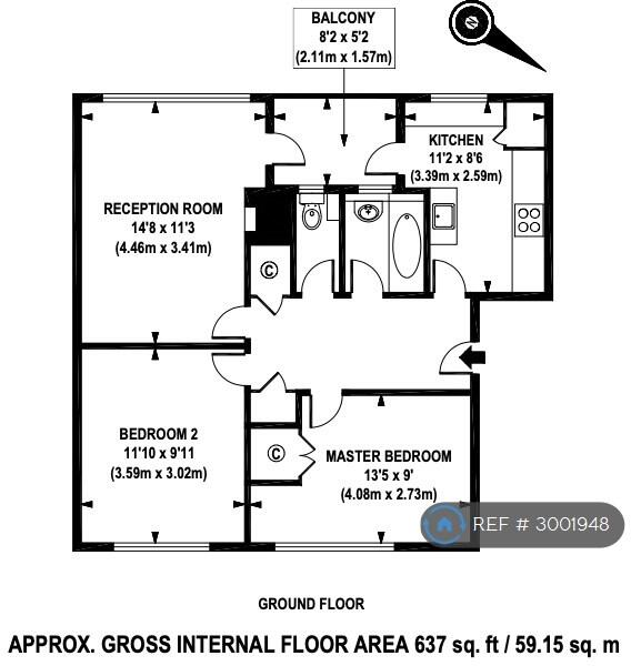 Highbury New Park, London, N5 floorplan