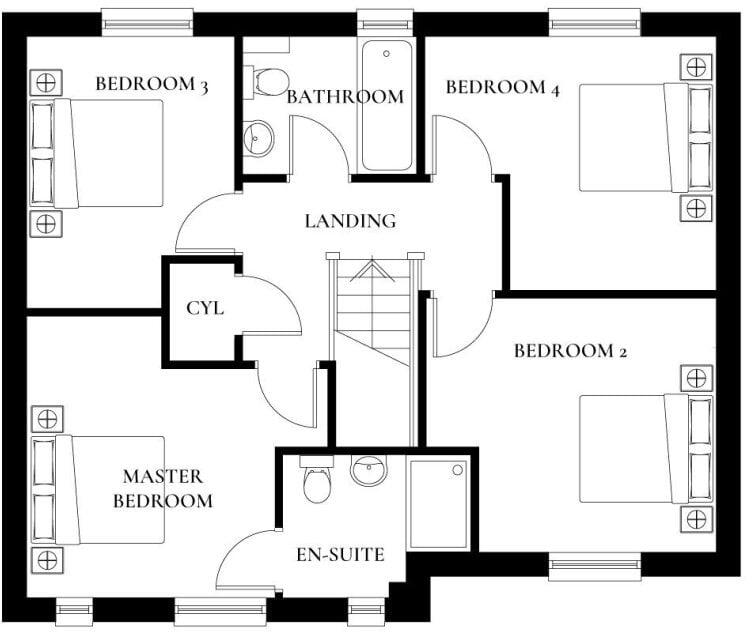 Priory Fields , St Clears, SA33 floorplan