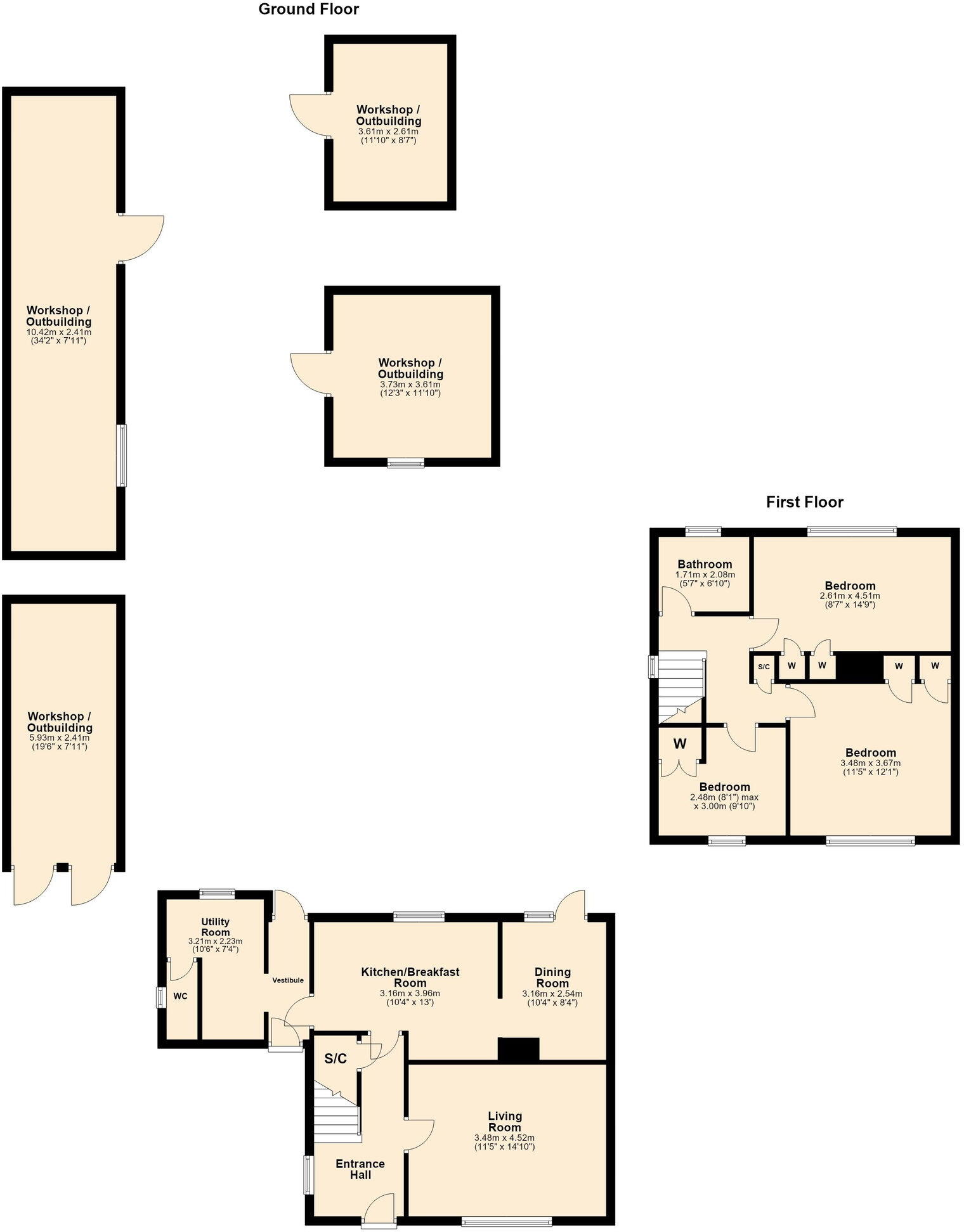Oval Crescent, Rushden, NN10 0JD floorplan