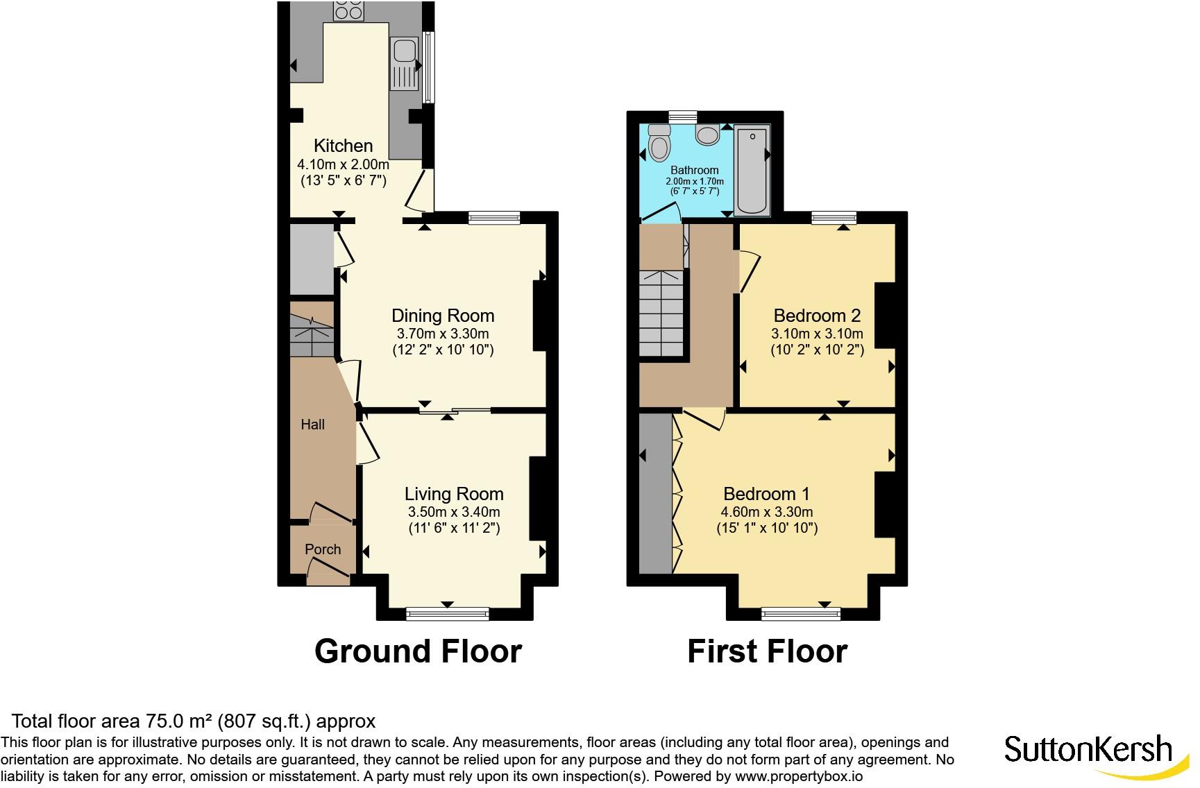Sunbeam Road, Liverpool, Merseyside, L13 floorplan