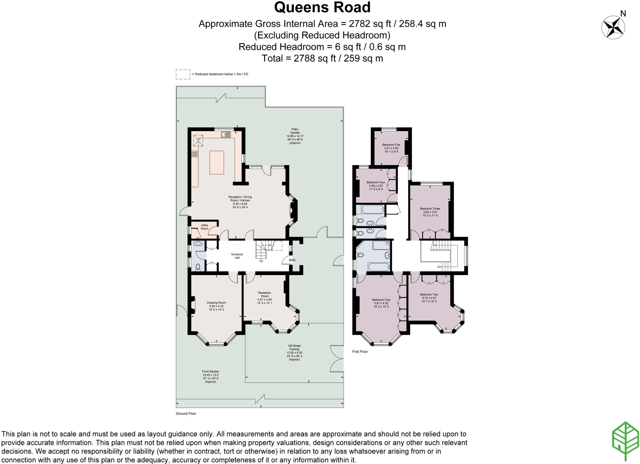 Queens Road, Richmond, TW10 floorplan