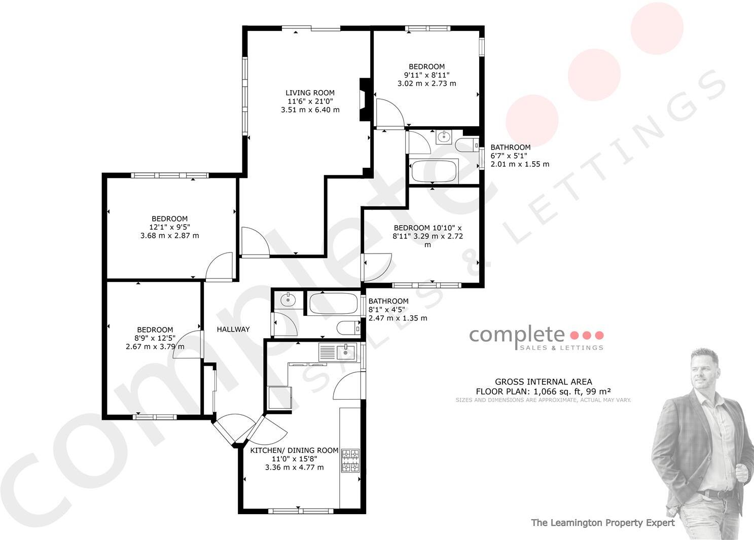 Holt Avenue, Bishops Tachbrook, Leamington Spa floorplan