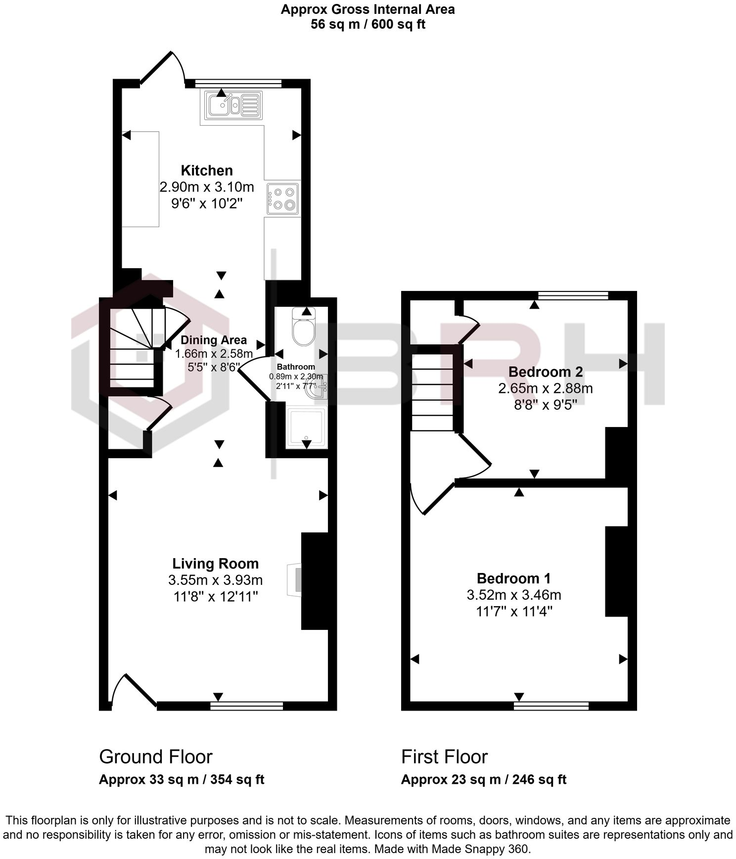 Egton Street, Hull, HU8 floorplan