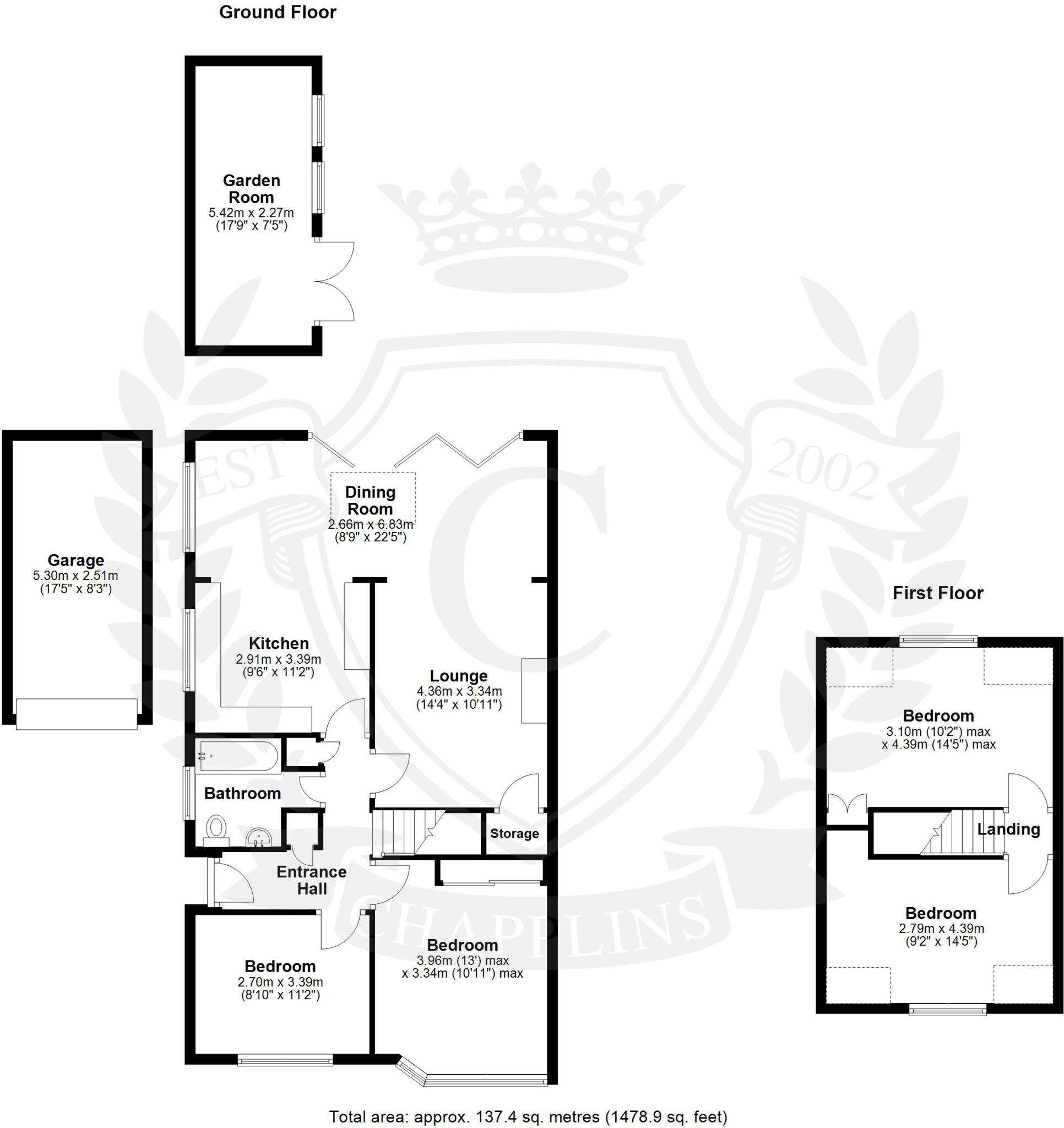 Place House Close, Fareham, Hampshire, PO15 floorplan