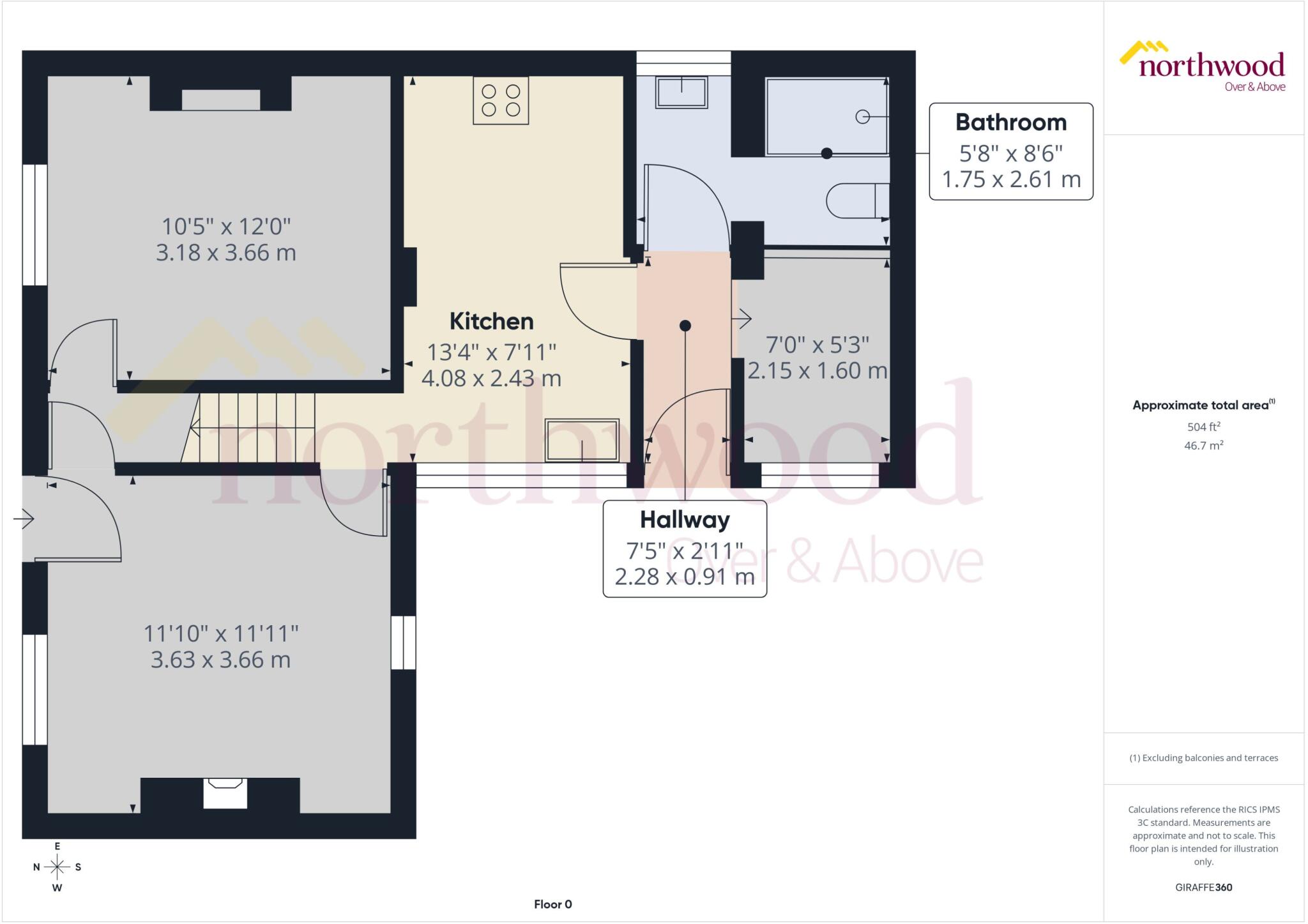 96, Stoke Old Road floorplan