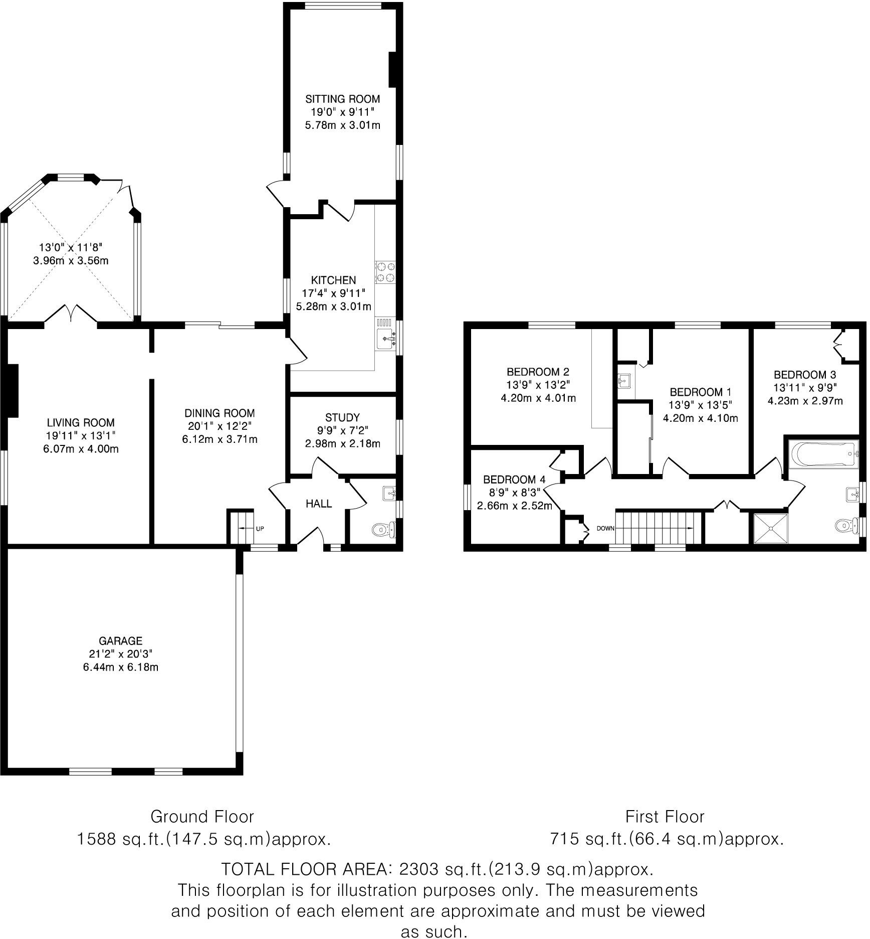 Hempstead Lane, Potten End, Berkhamsted, HP4 floorplan