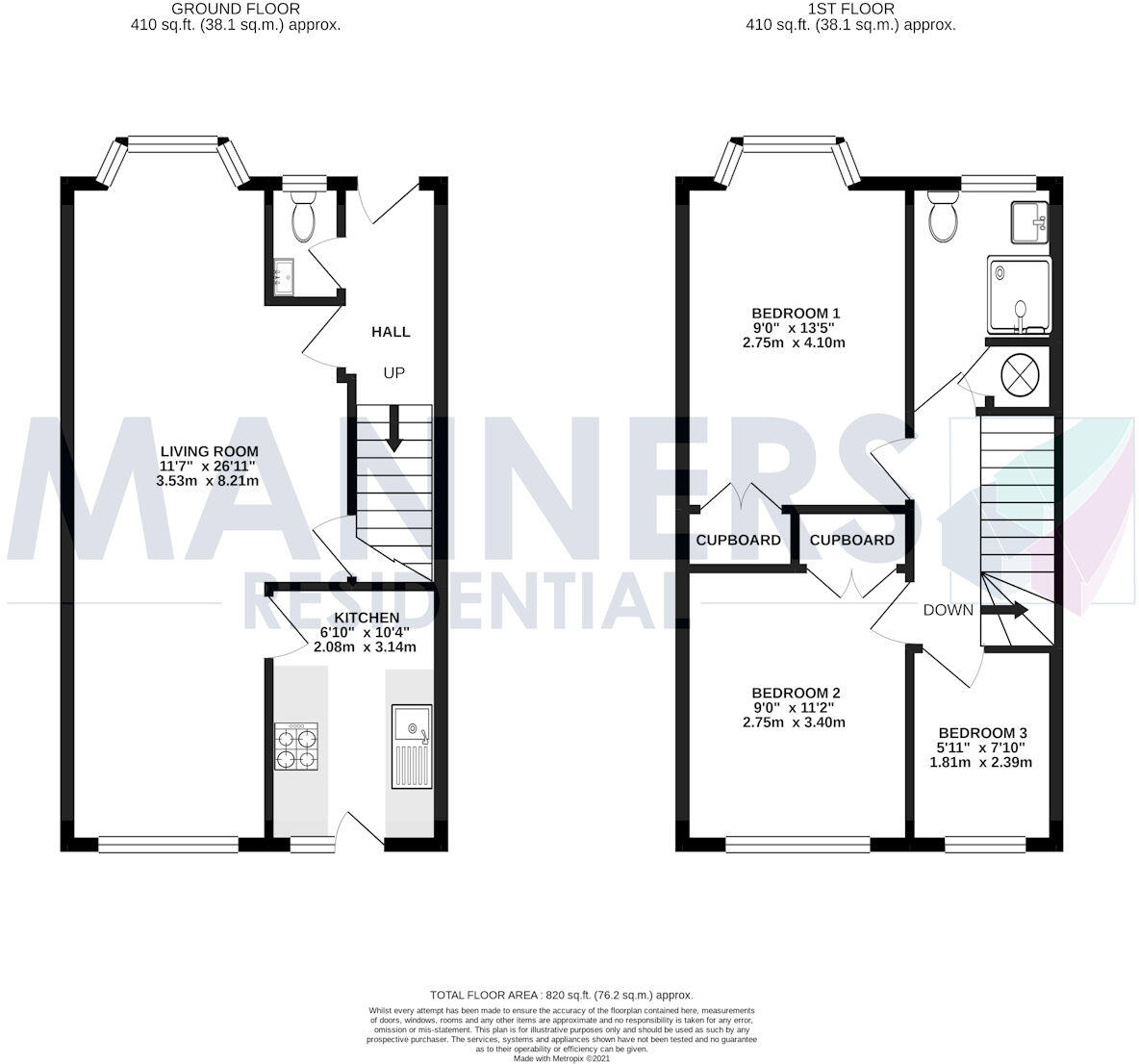 Regency Drive, West Byfleet floorplan