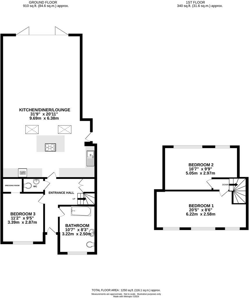 Hook End Road, Hook End floorplan