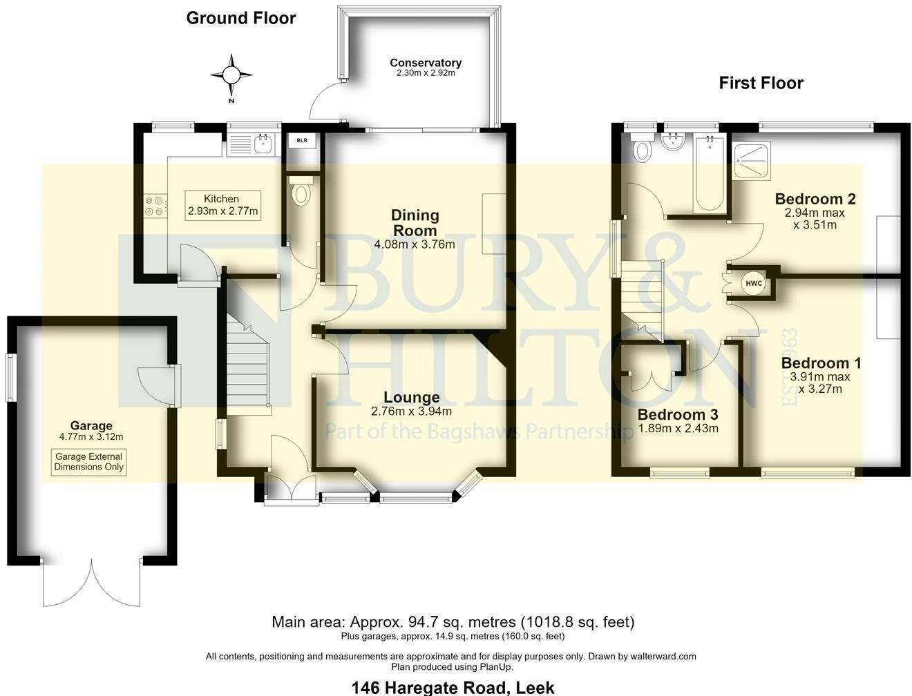 Haregate Road, Leek floorplan