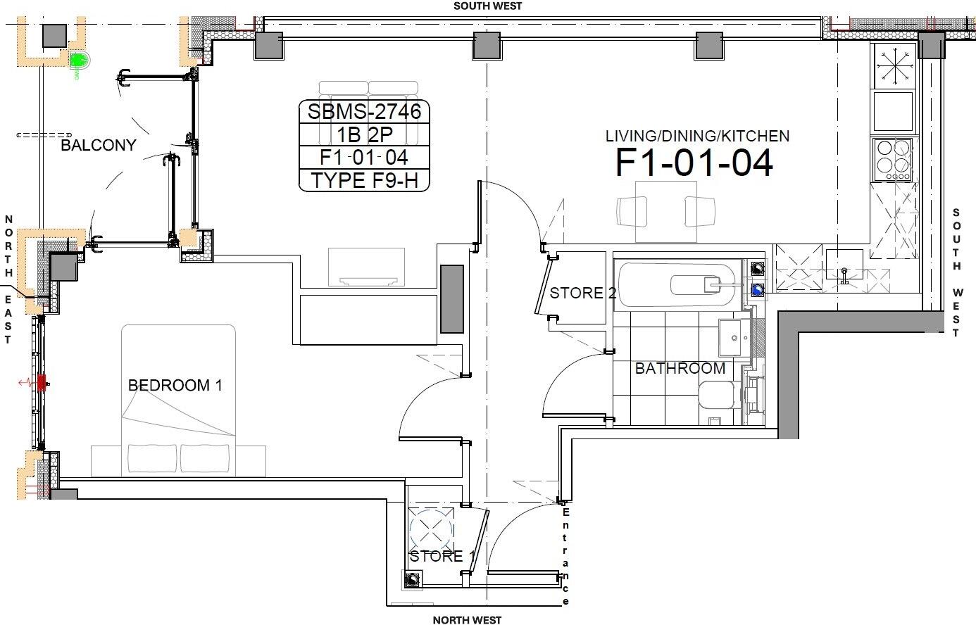 Florence House. Colindale, NW9 4EZ floorplan