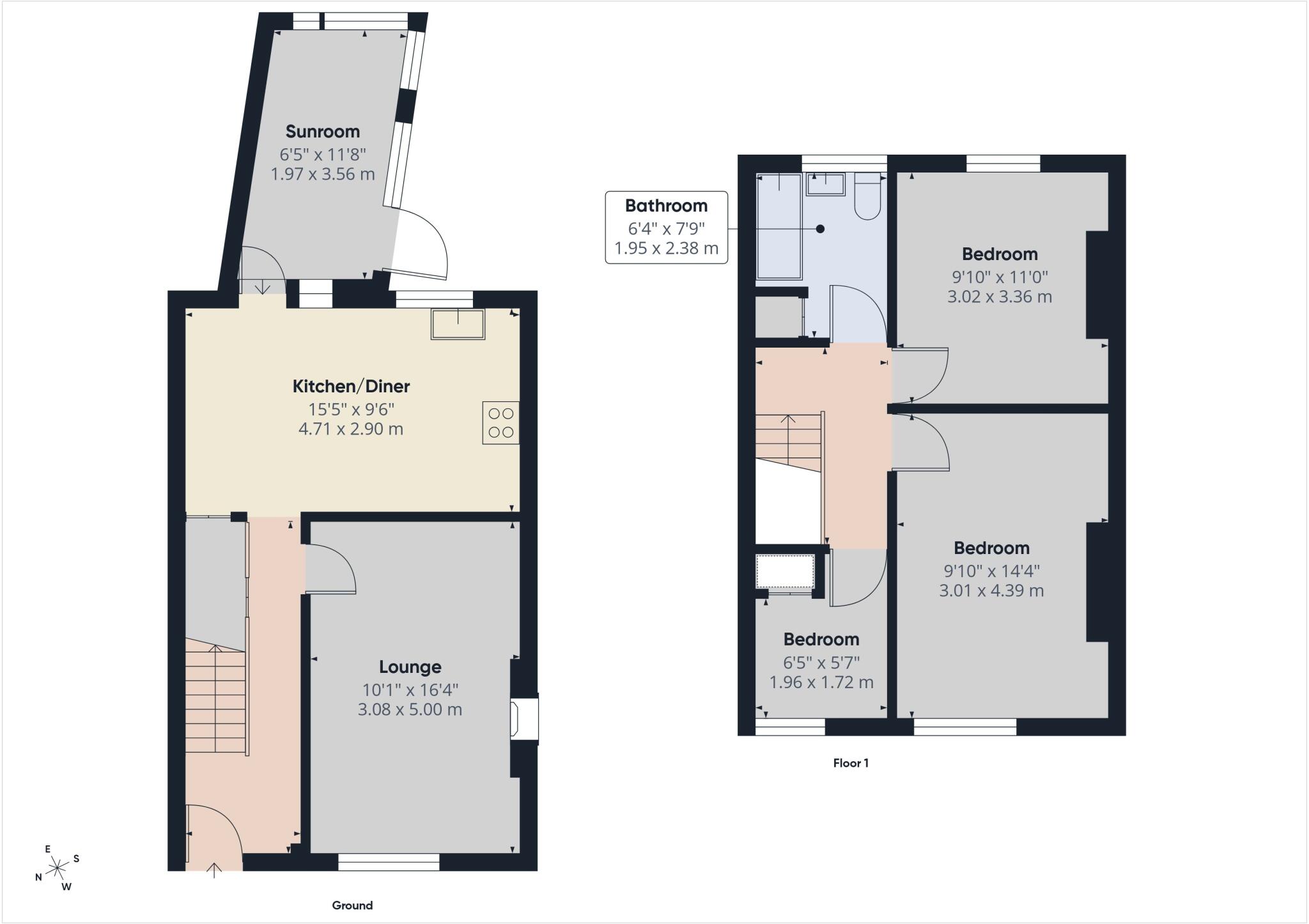 Chapel Street, Tiverton, Devon, EX16 floorplan
