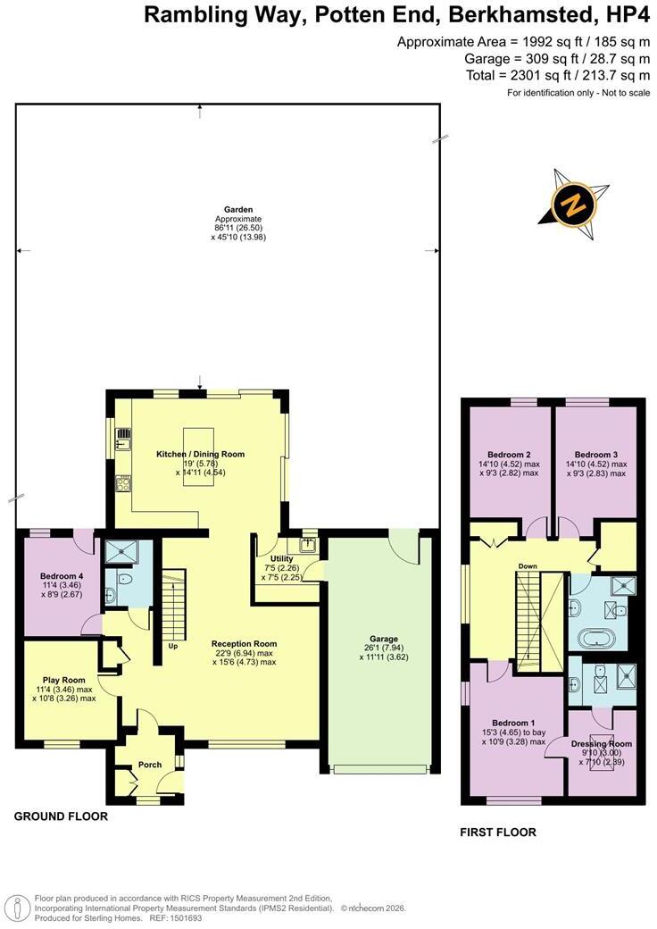 Potten End, Berkhamsted floorplan