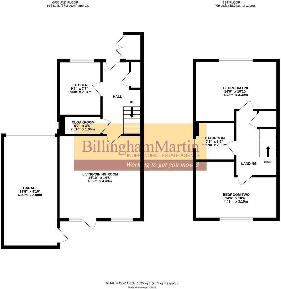  Whetstone Road, FARNBOROUGH, GU14 floorplan