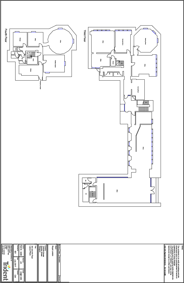3rd & 4th Floor Plan