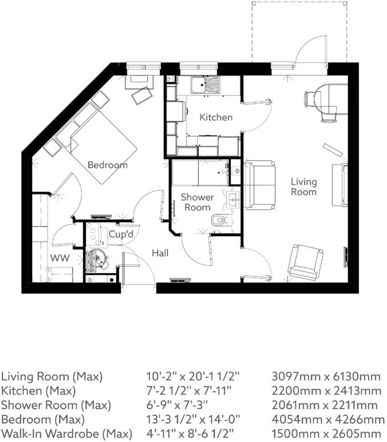 Glebe Court, Abbotswood Common Road Romsey SO51 0ES floorplan