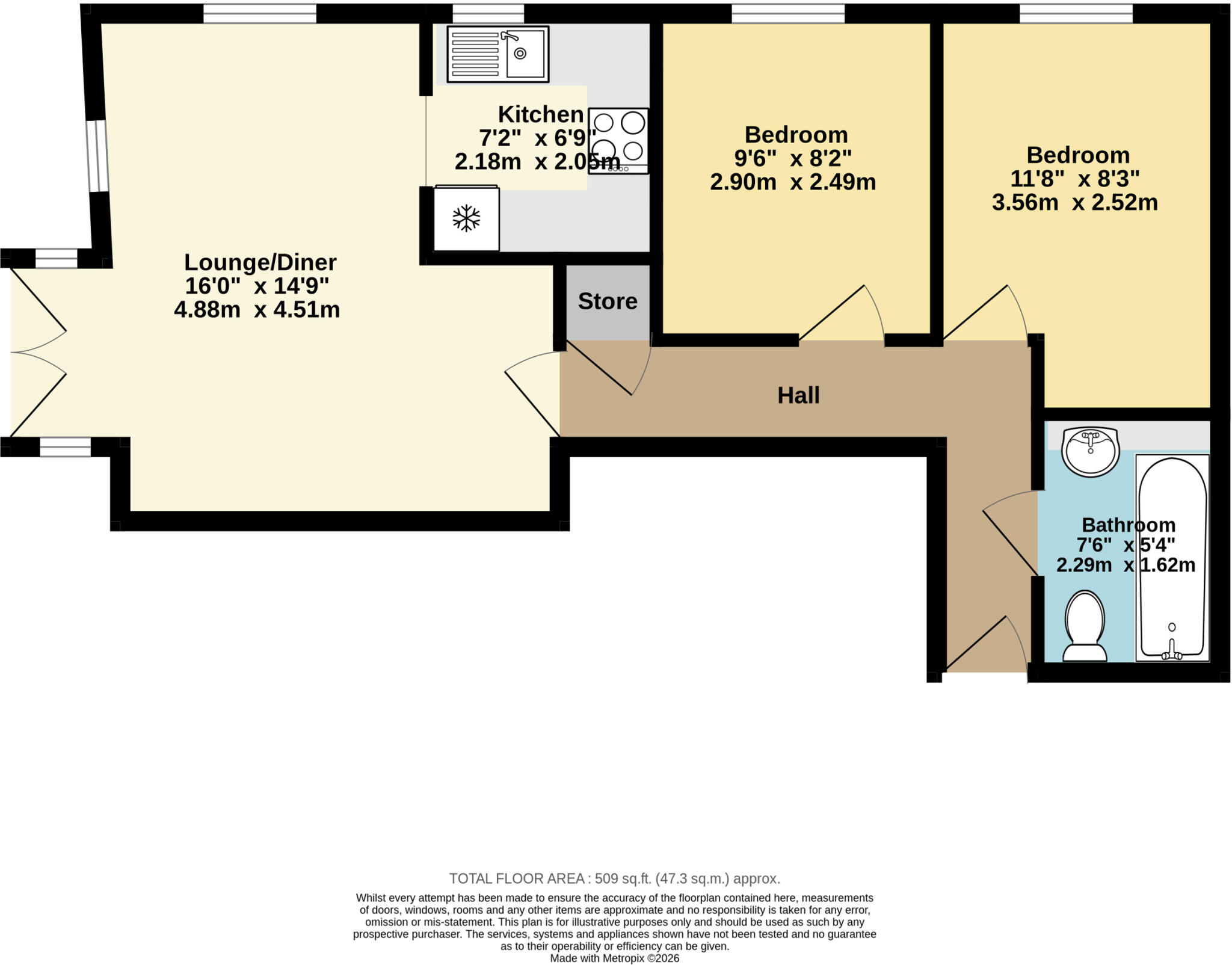 Creine Mill Lane North, Canterbury, Kent, CT1 floorplan