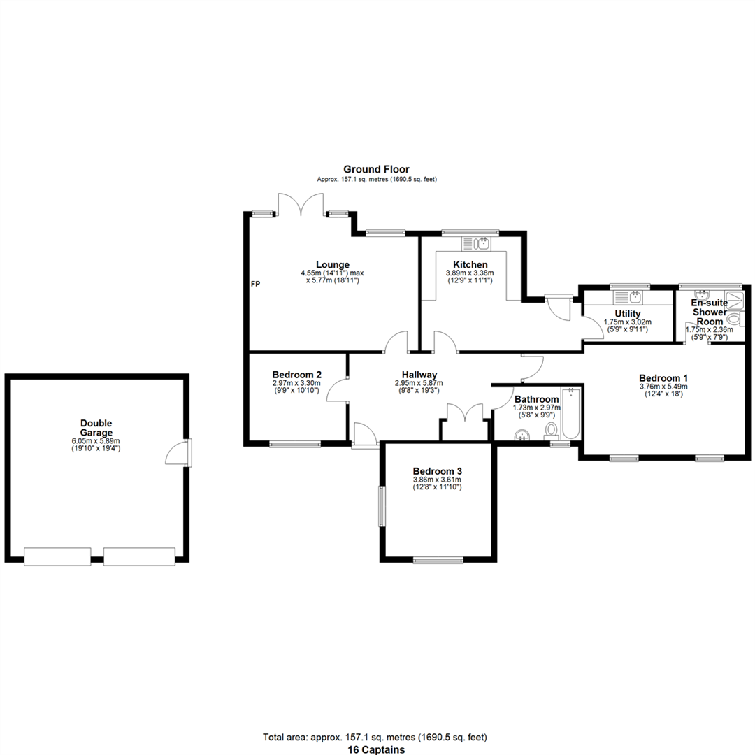 Captains Beck, Pinchbeck, Spalding floorplan