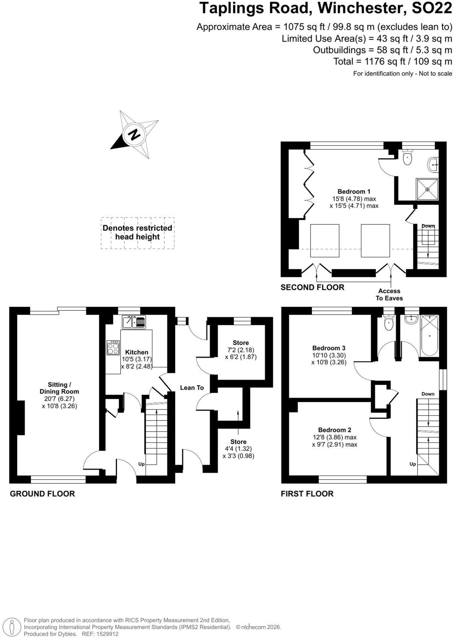 Taplings Road, Winchester, SO22 floorplan