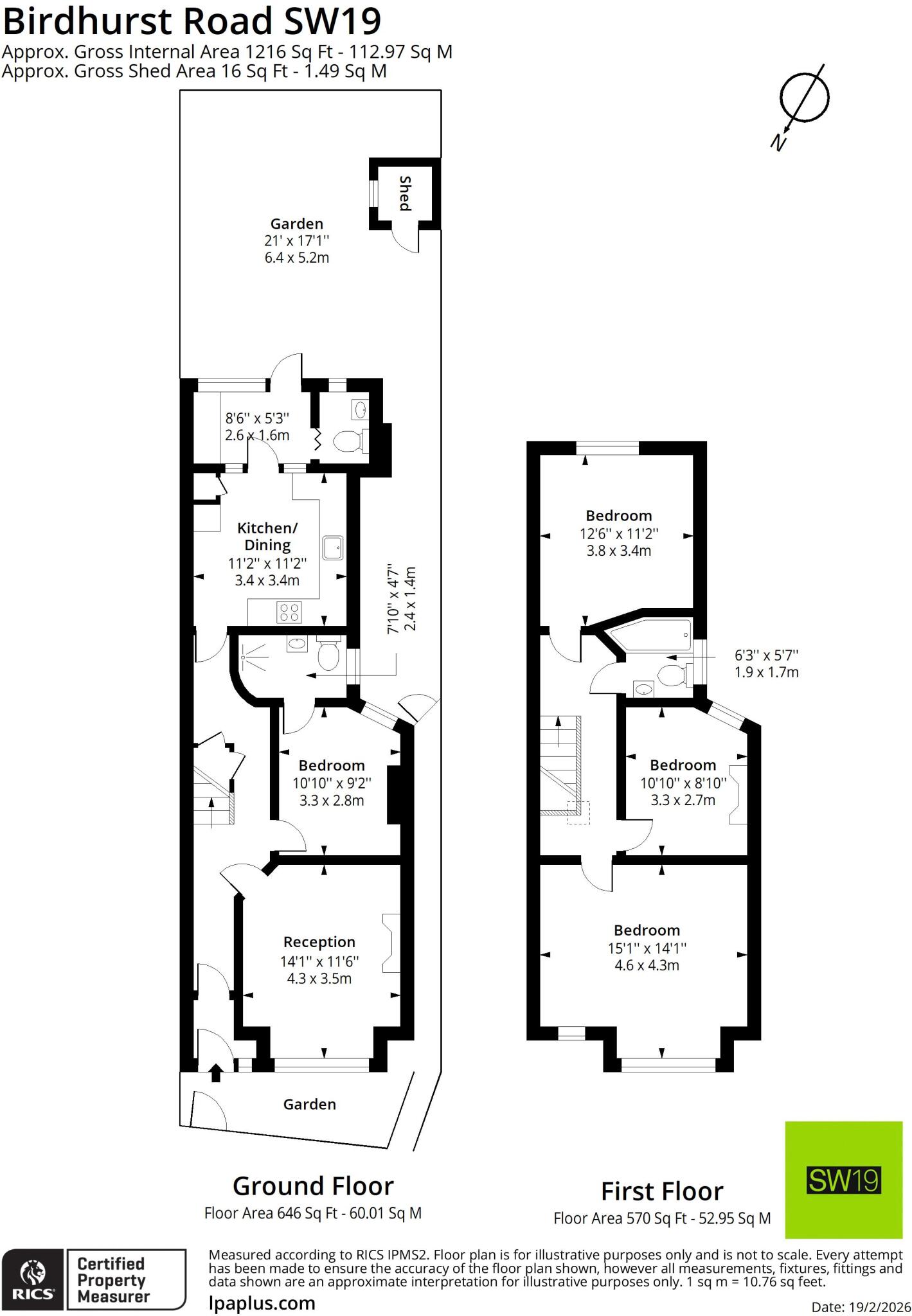 Birdhurst Road, London floorplan