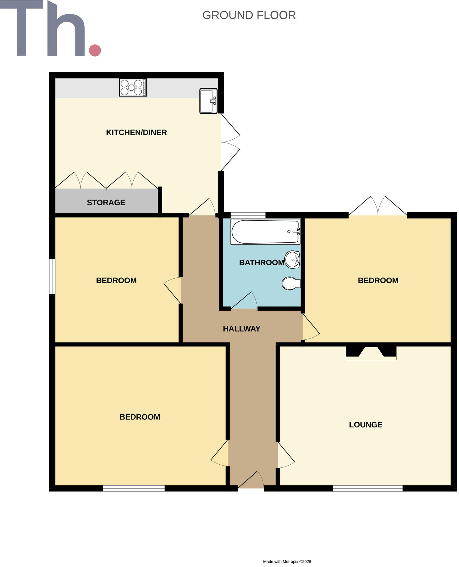 Bierley, Isle of Wight floorplan