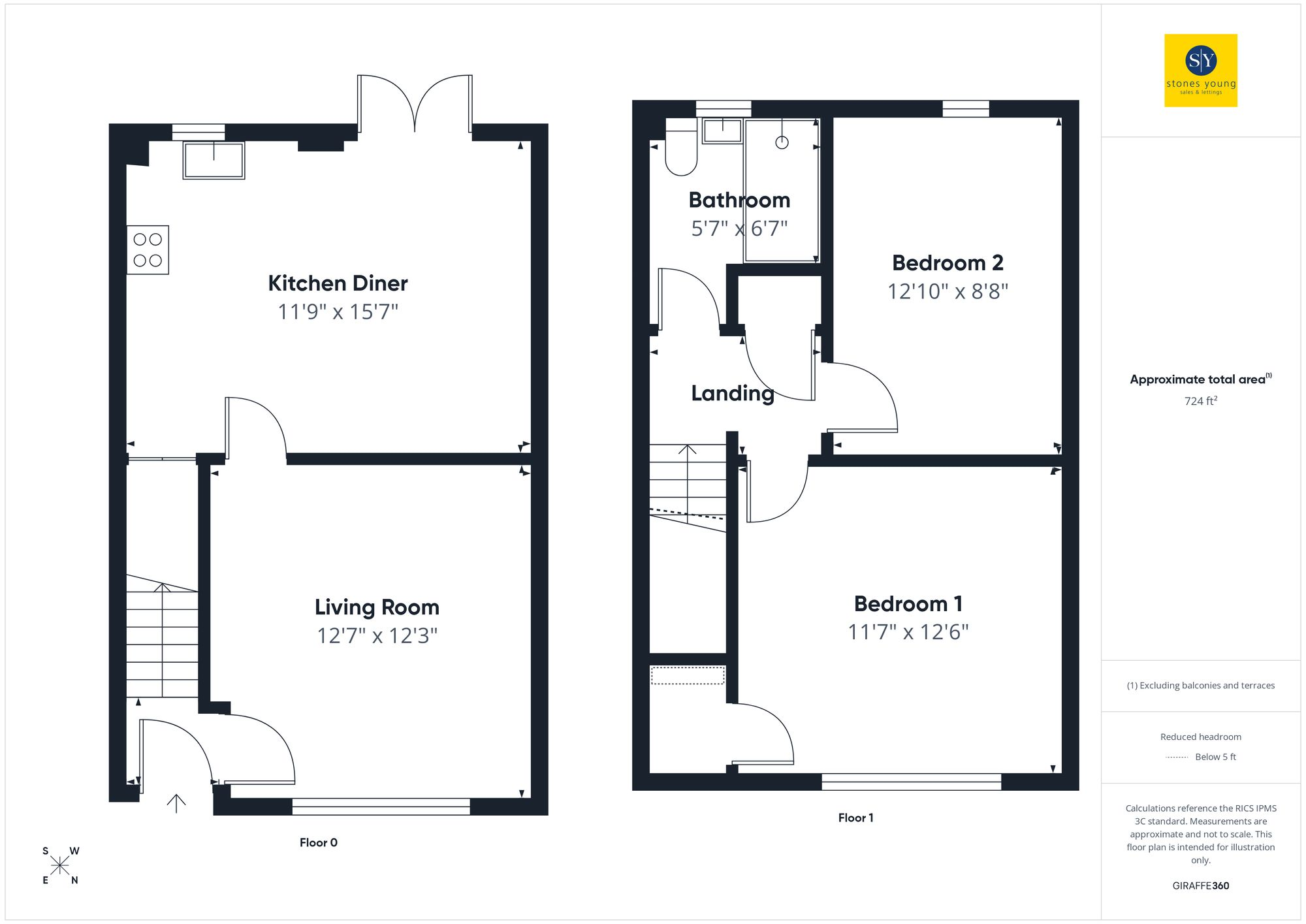 Carlton Place, Clitheroe, BB7 floorplan