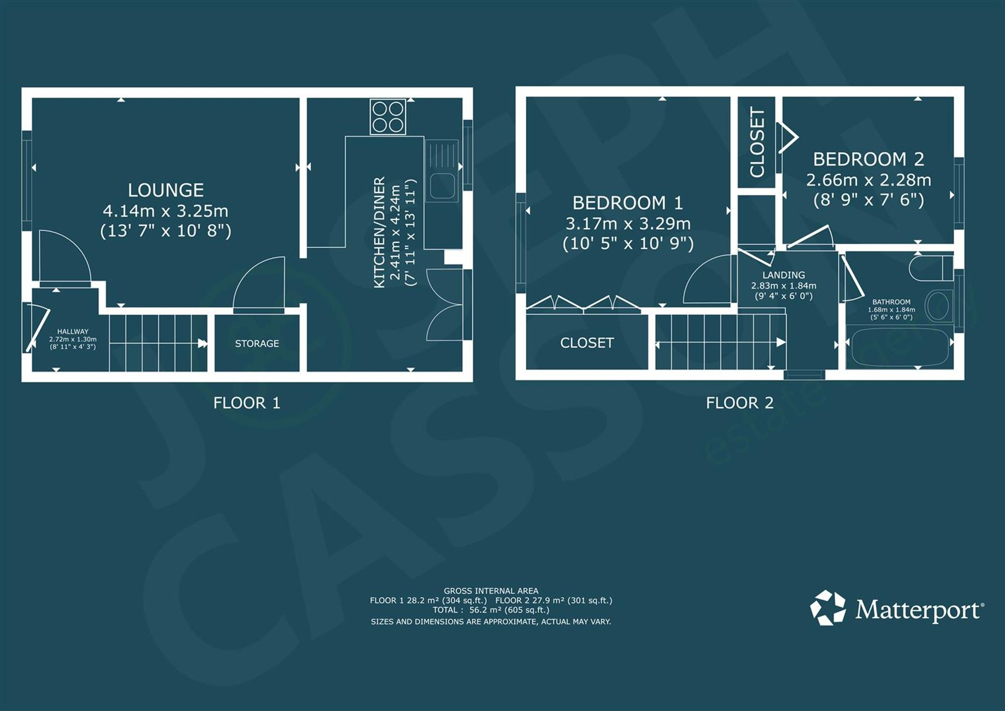 Severn Close, Bridgwater, TA6 floorplan