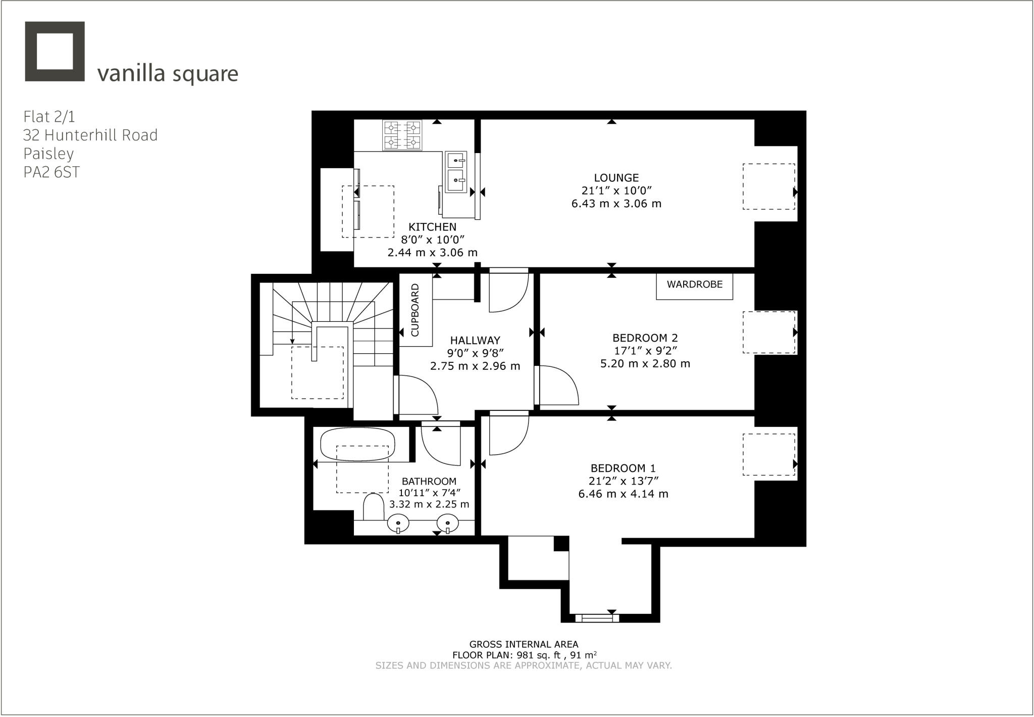 Hunterhill Road, Paisley floorplan