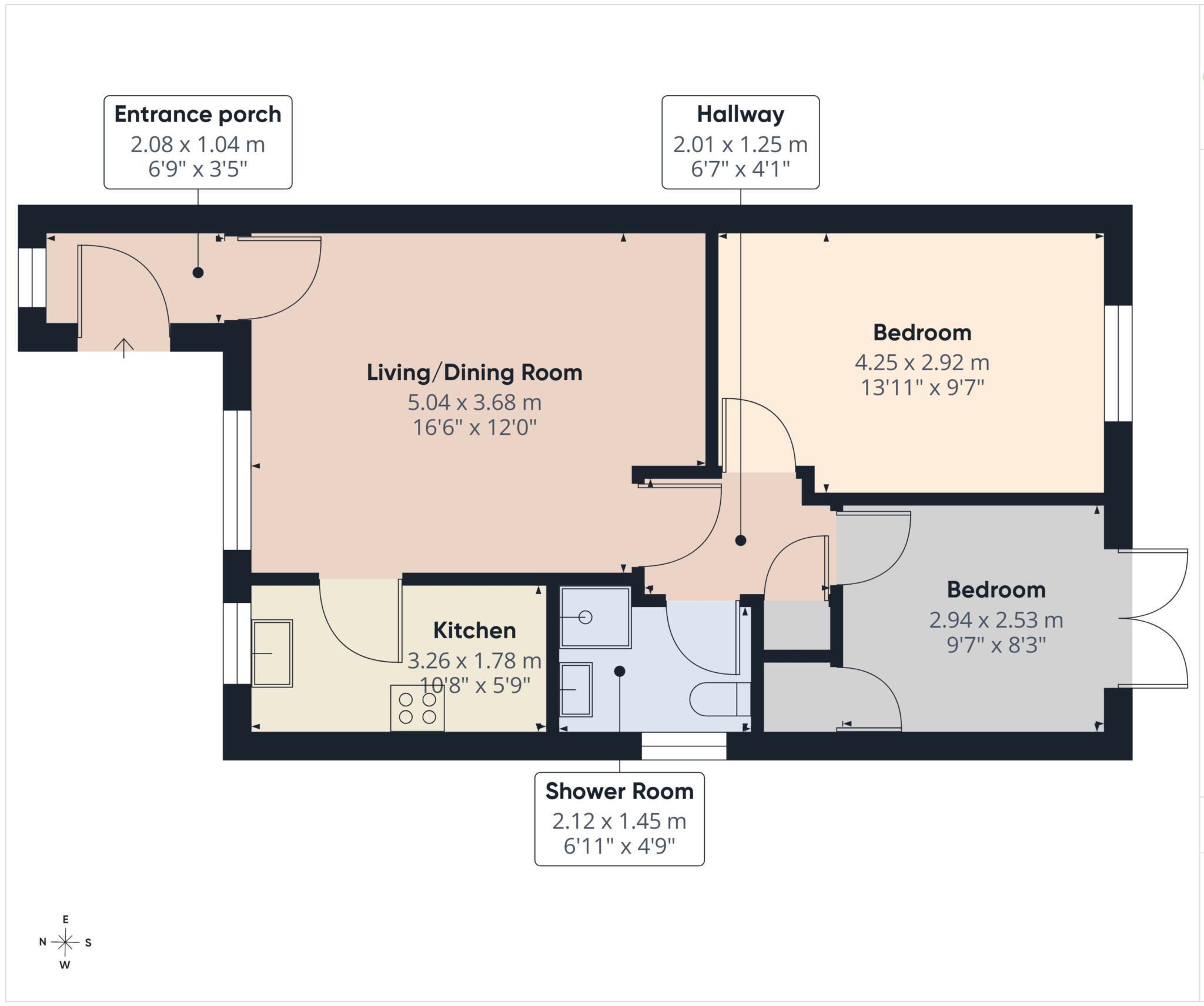Rame View, East Looe floorplan