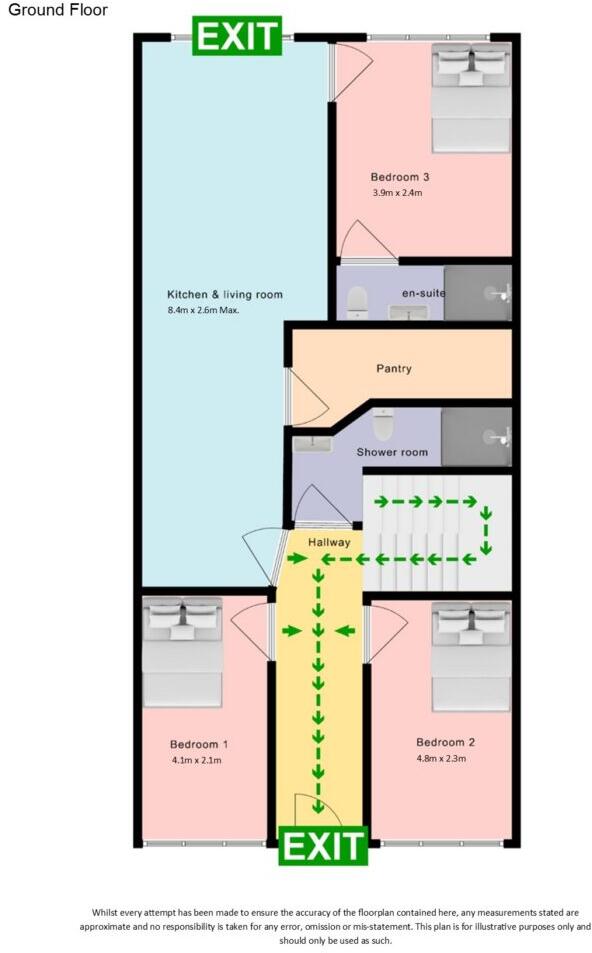 Brook Road - Fallowfield - £180 PPPW floorplan