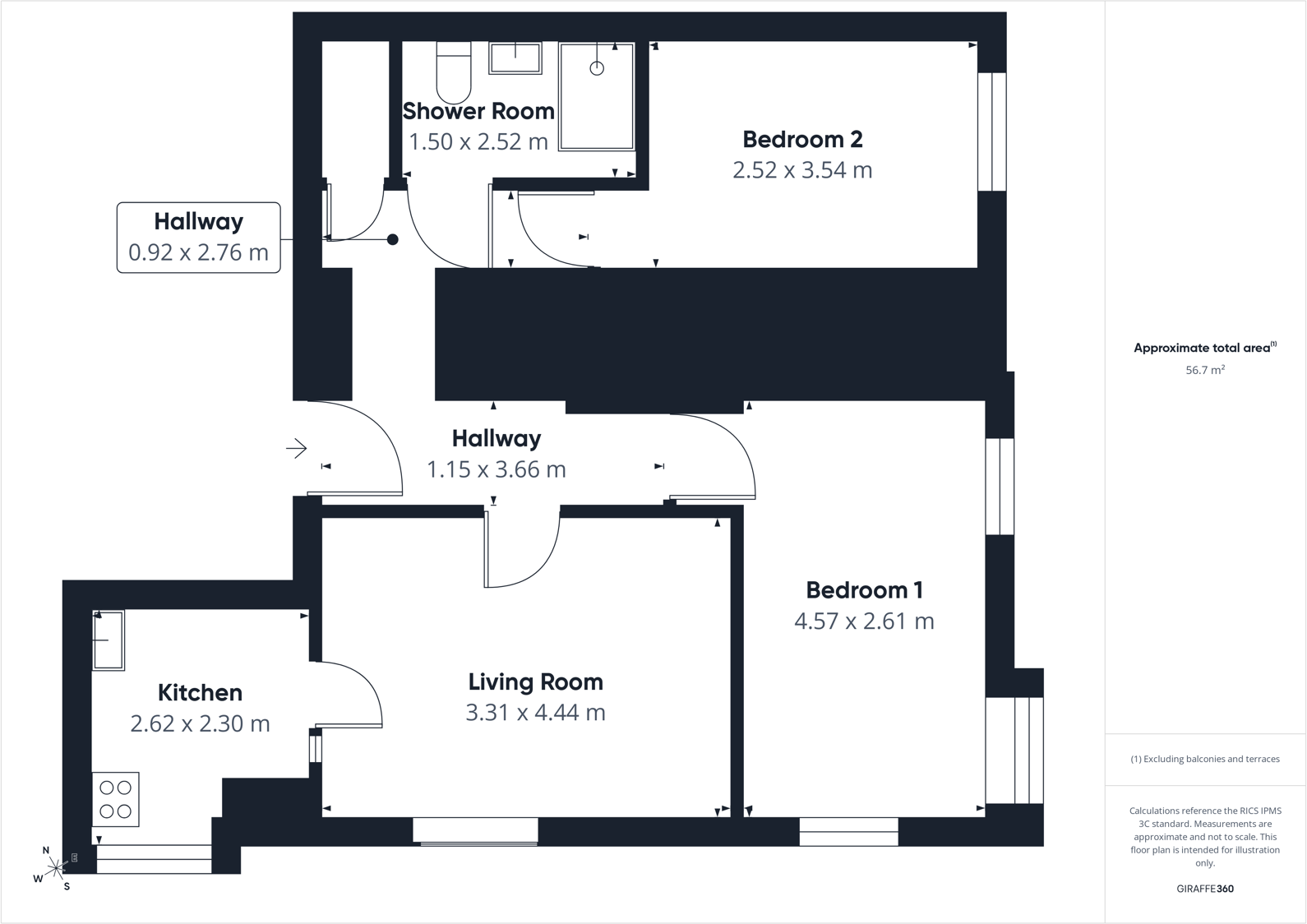 Flatt Walks, Whitehaven, Cumbria, CA28 floorplan