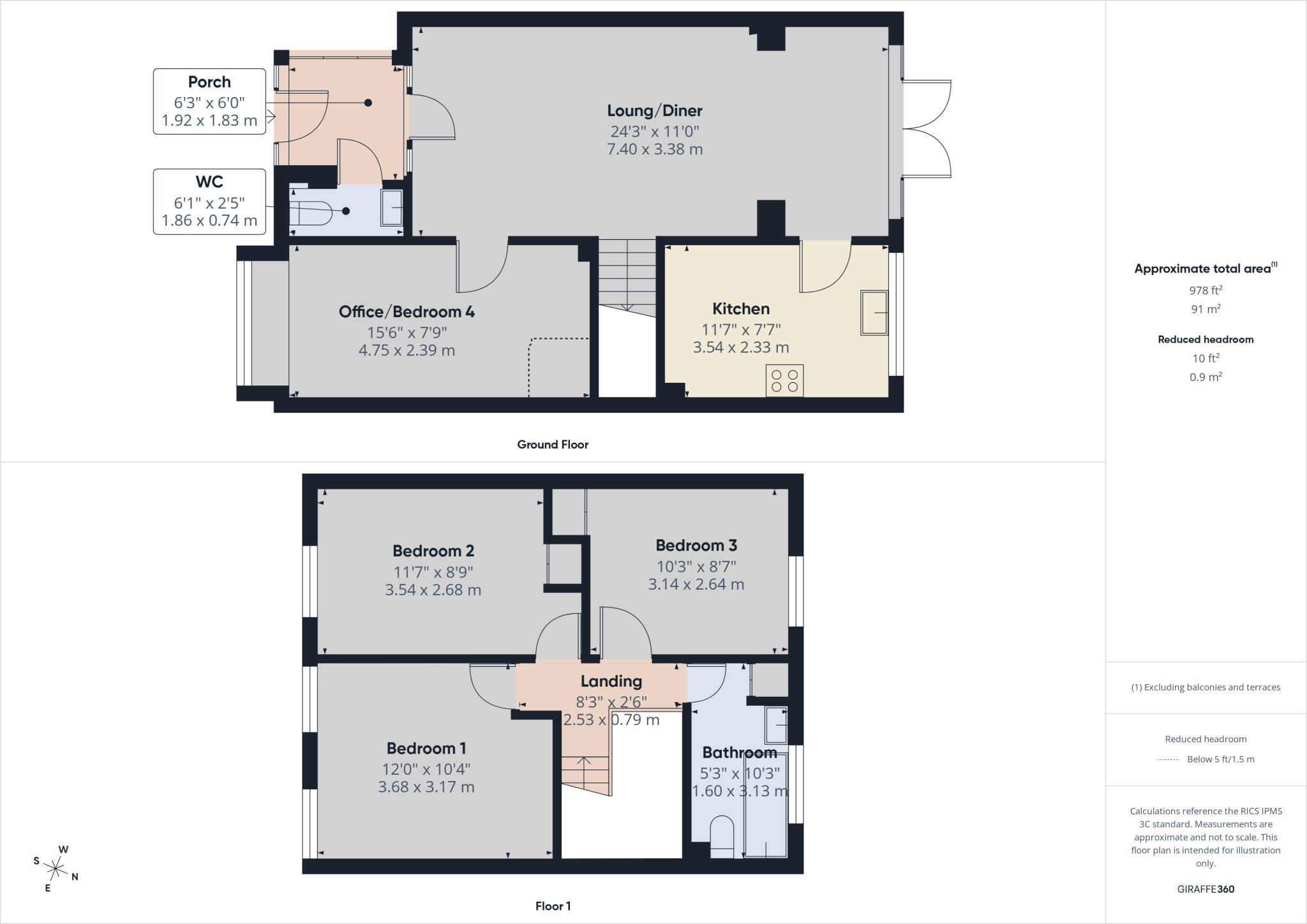 Harmans Mead, East Grinstead, West Sussex, RH19 floorplan