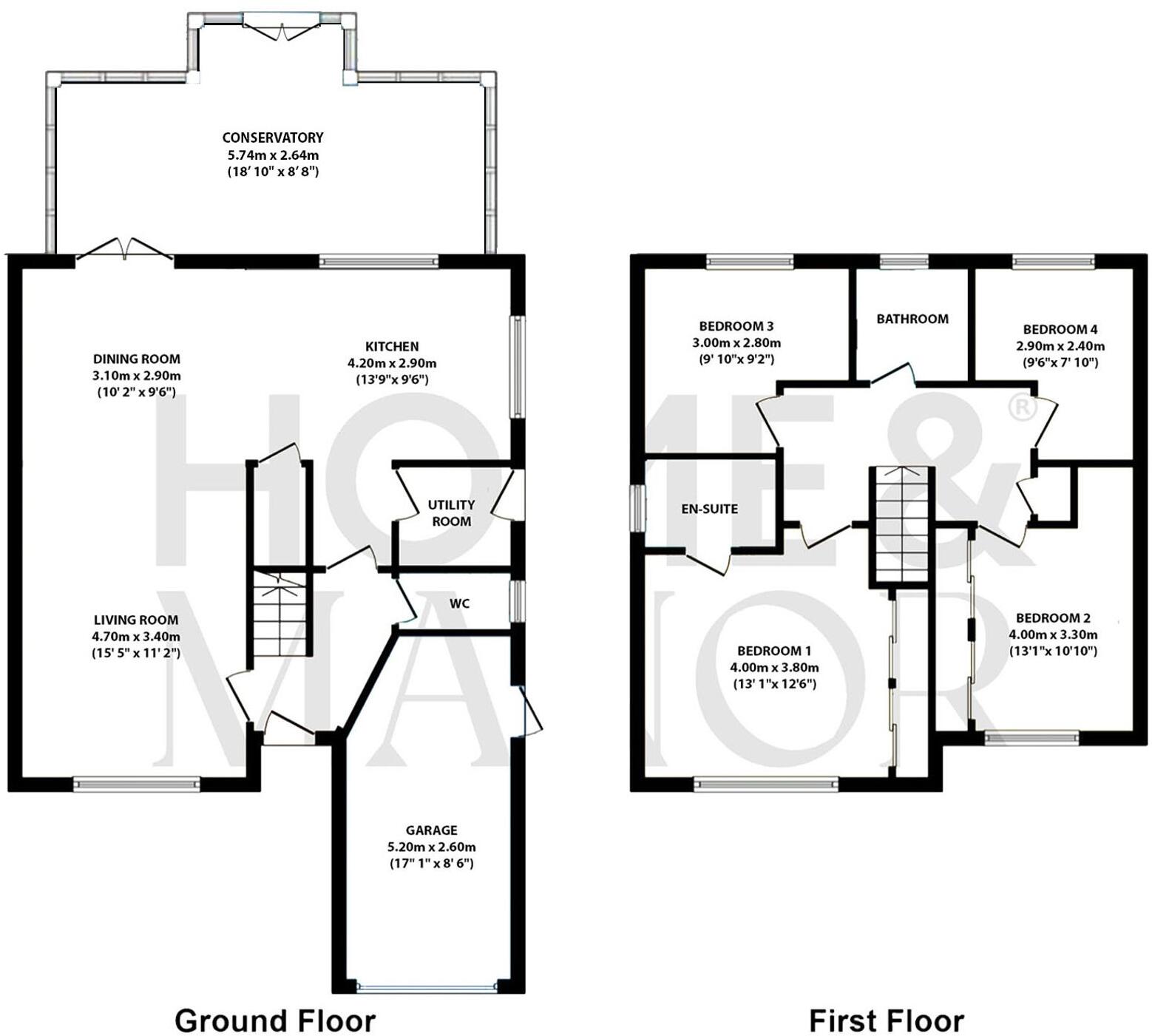 Greenfield Crescent, Grange Moor, WF4 floorplan